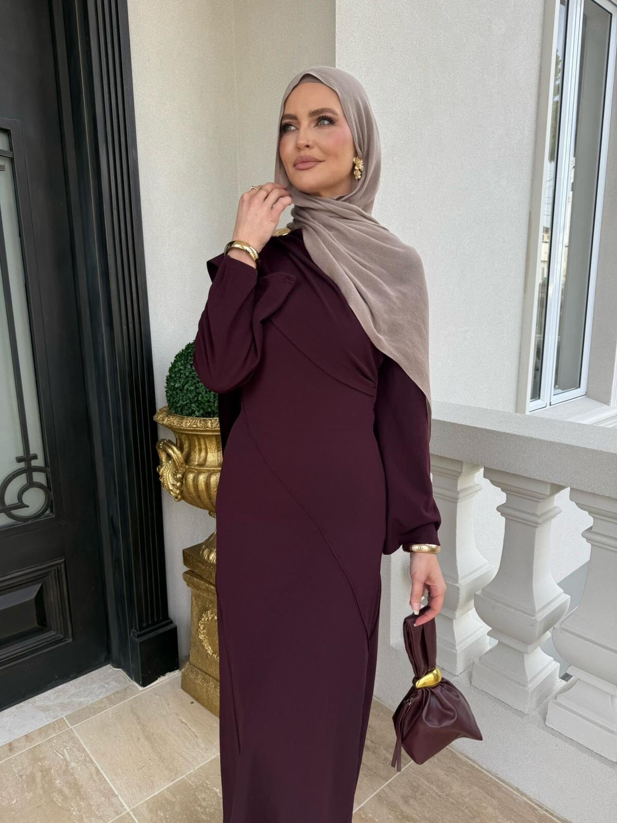 Hena Drape Dress