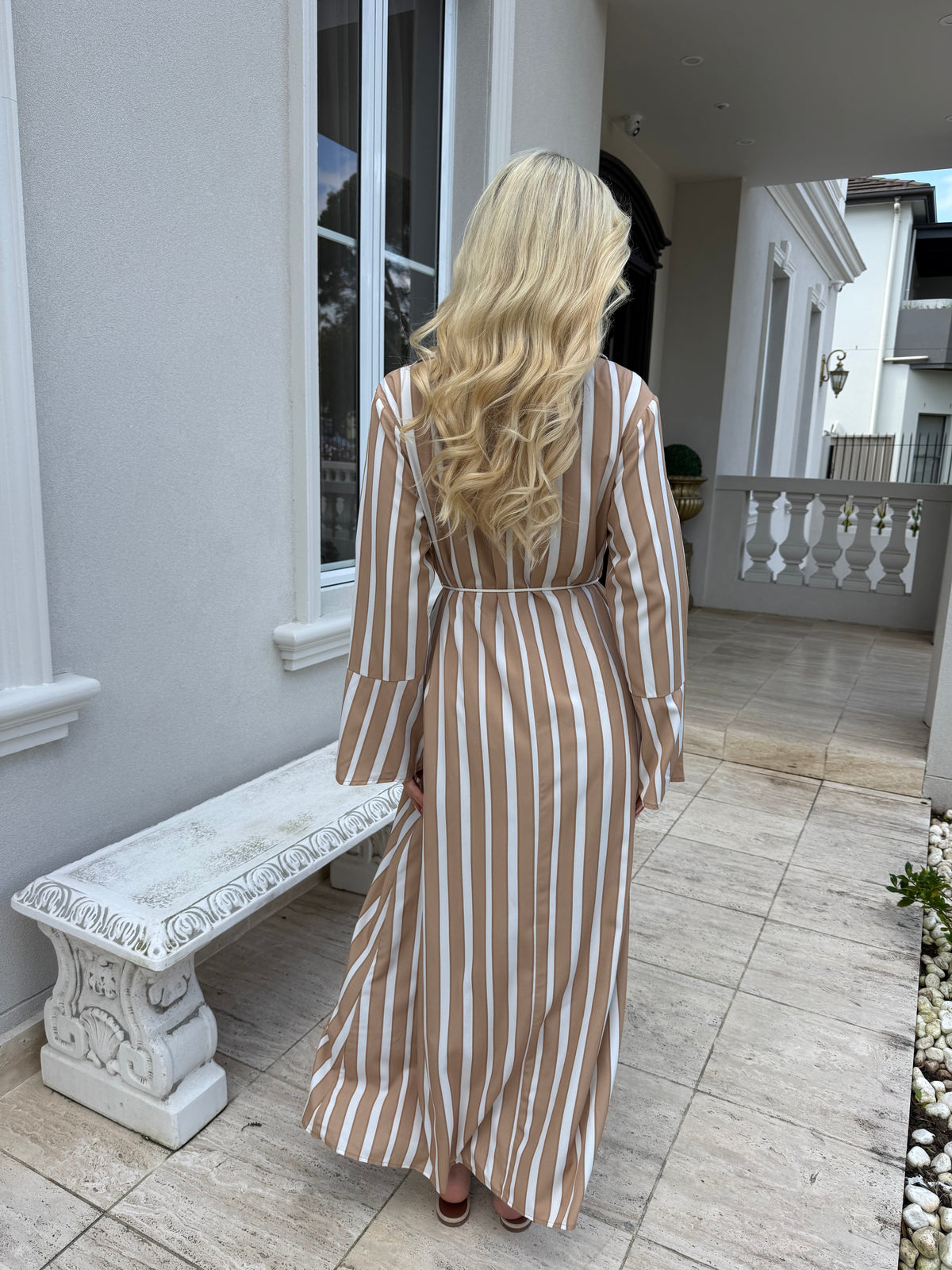 Stripe Maxi Dress