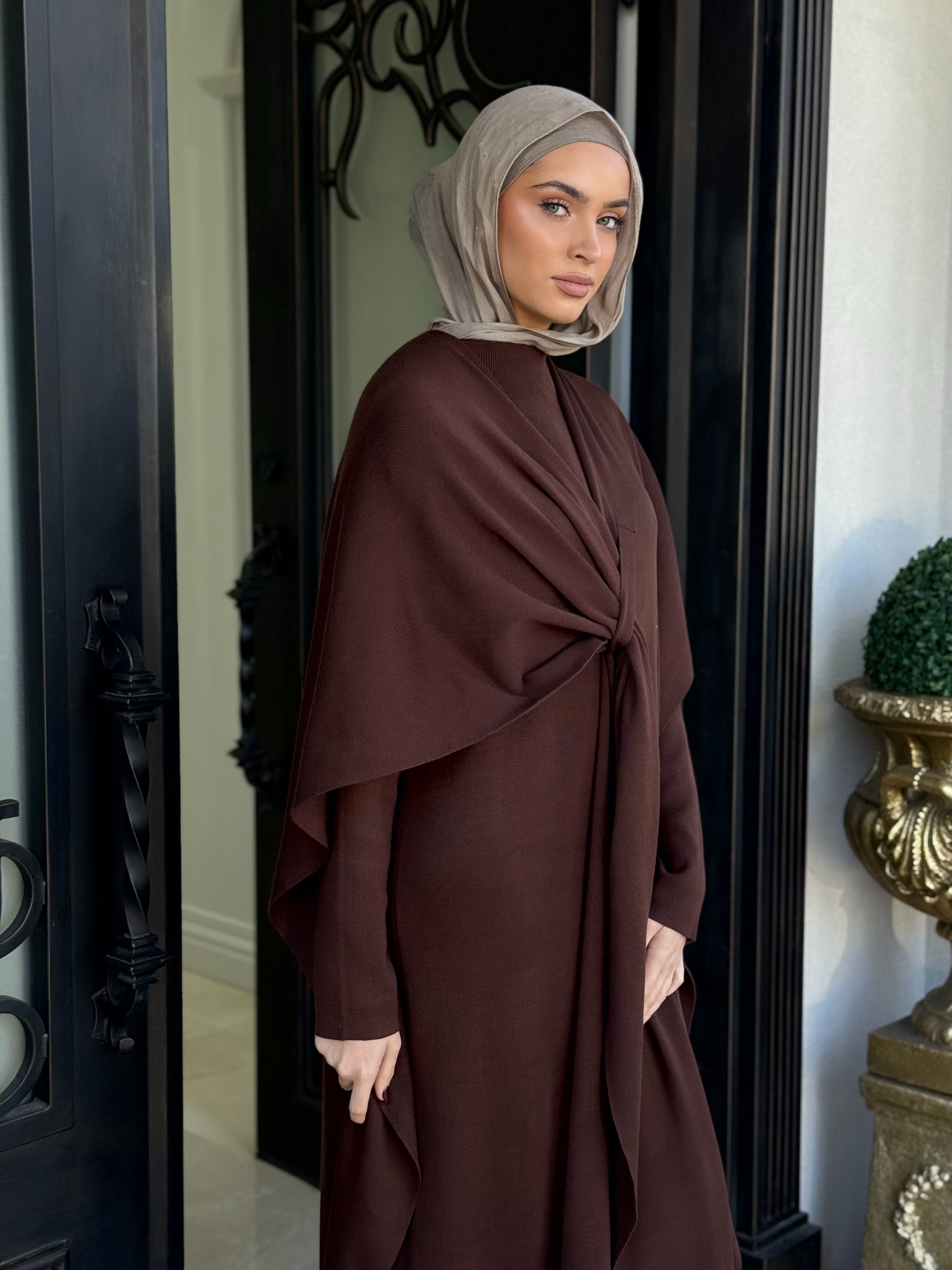 Wrap Drape Knit Set