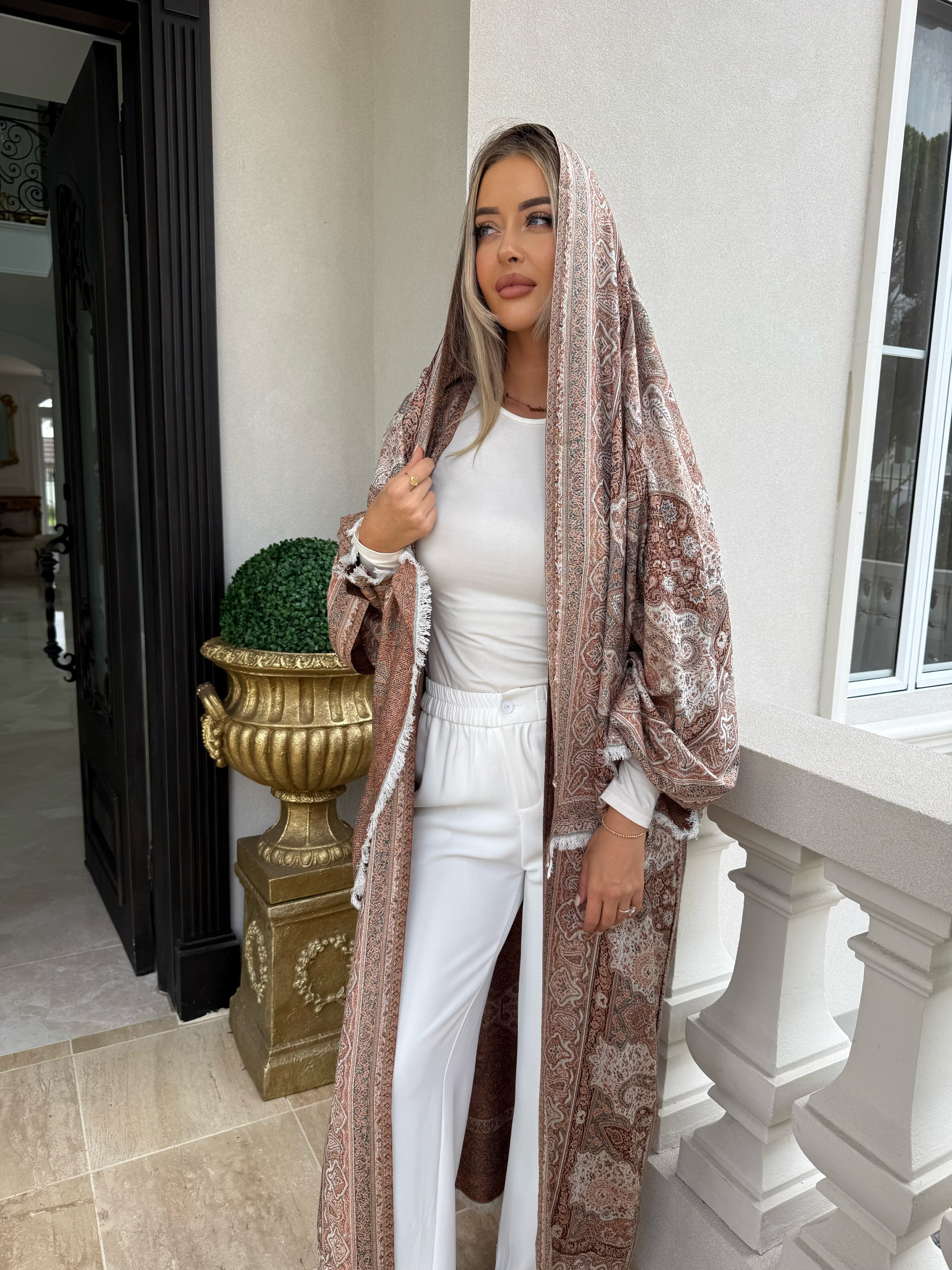 Rust Pashmina Set