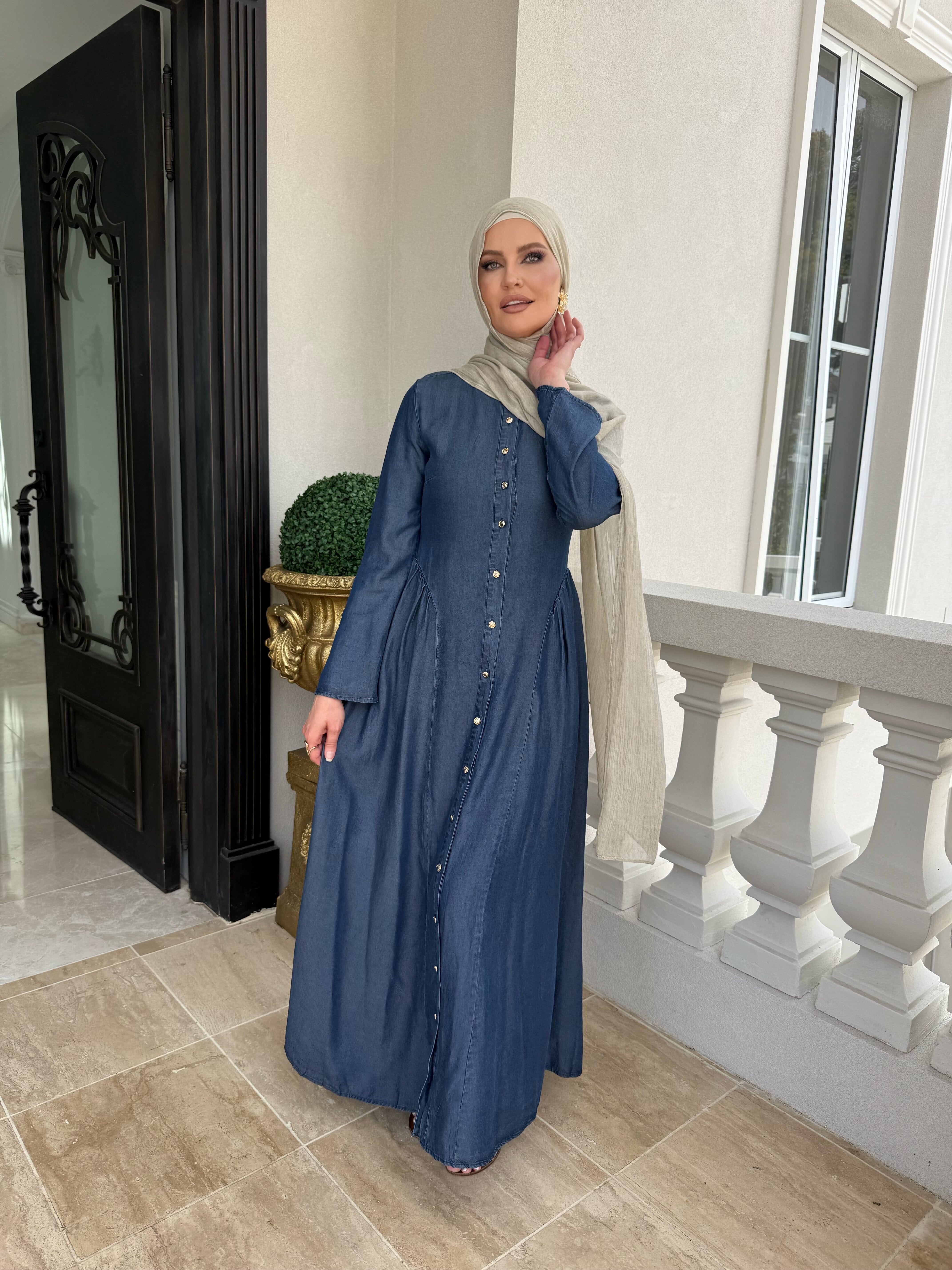 Dark Denim Maxi