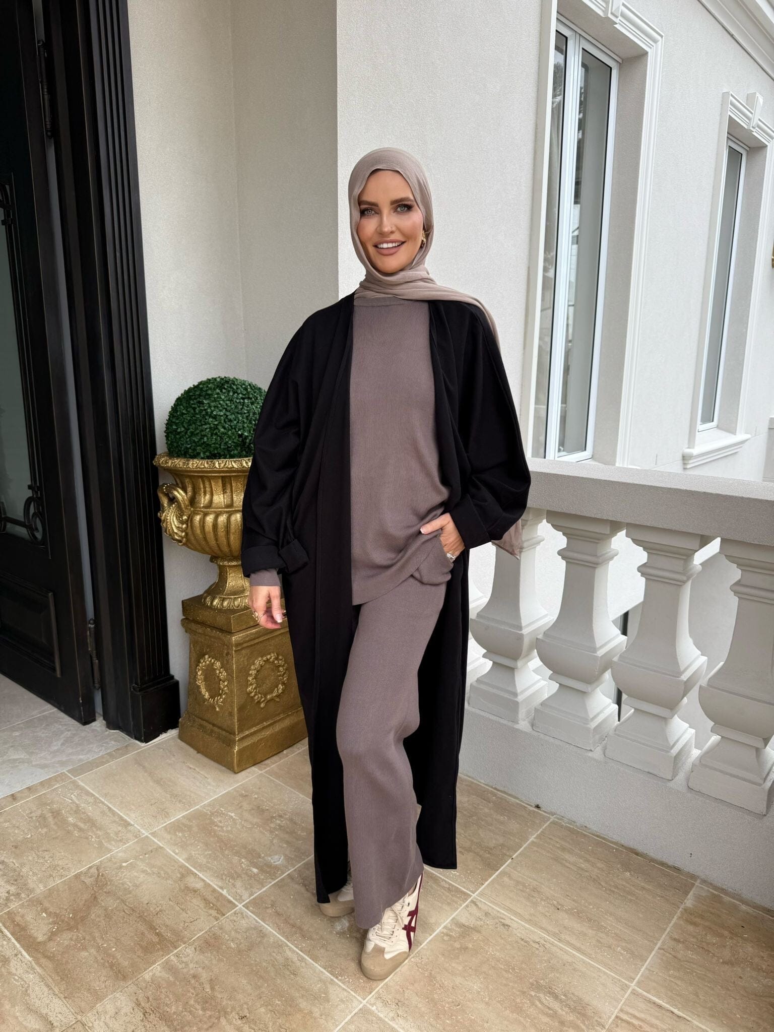 Textured Abaya kimono