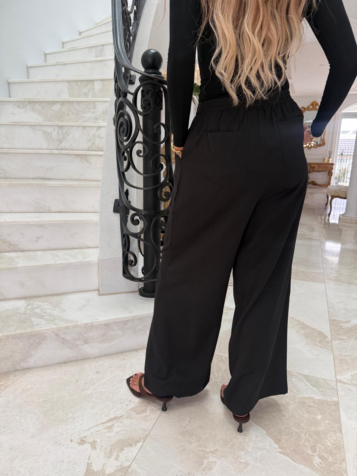 High Waisted Linen Trousers