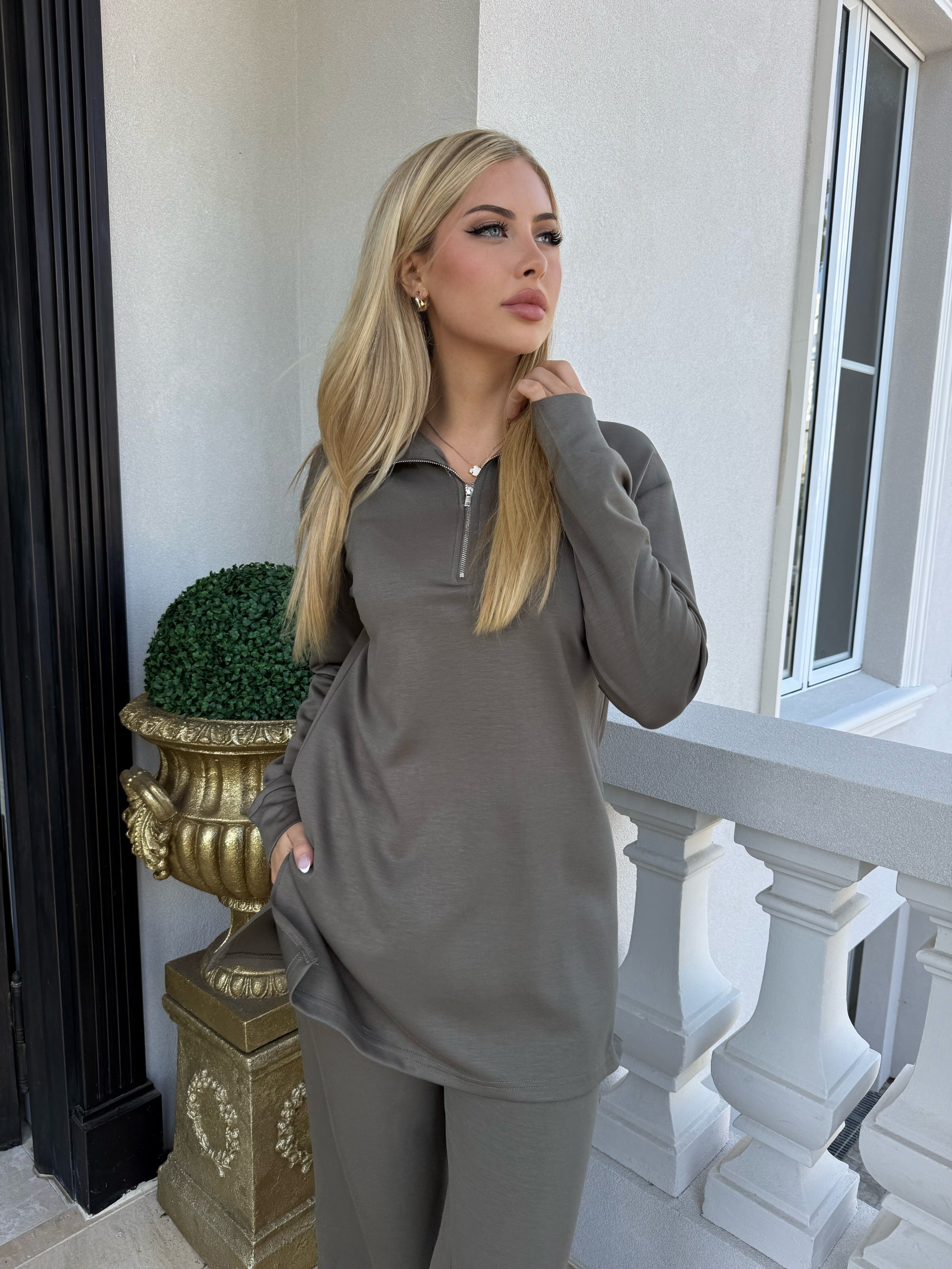 Half Zip Ponti Set