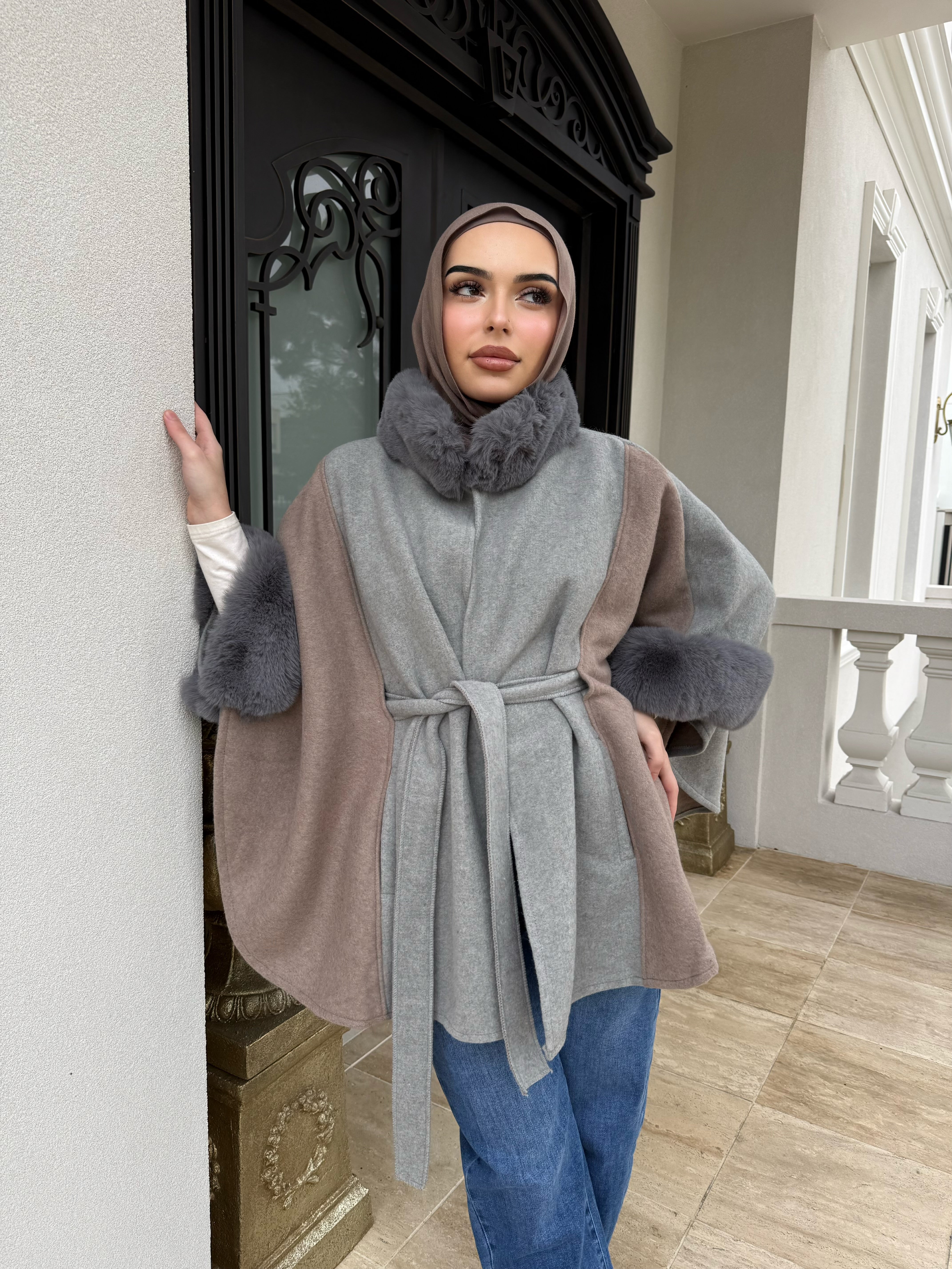 Fur Poncho