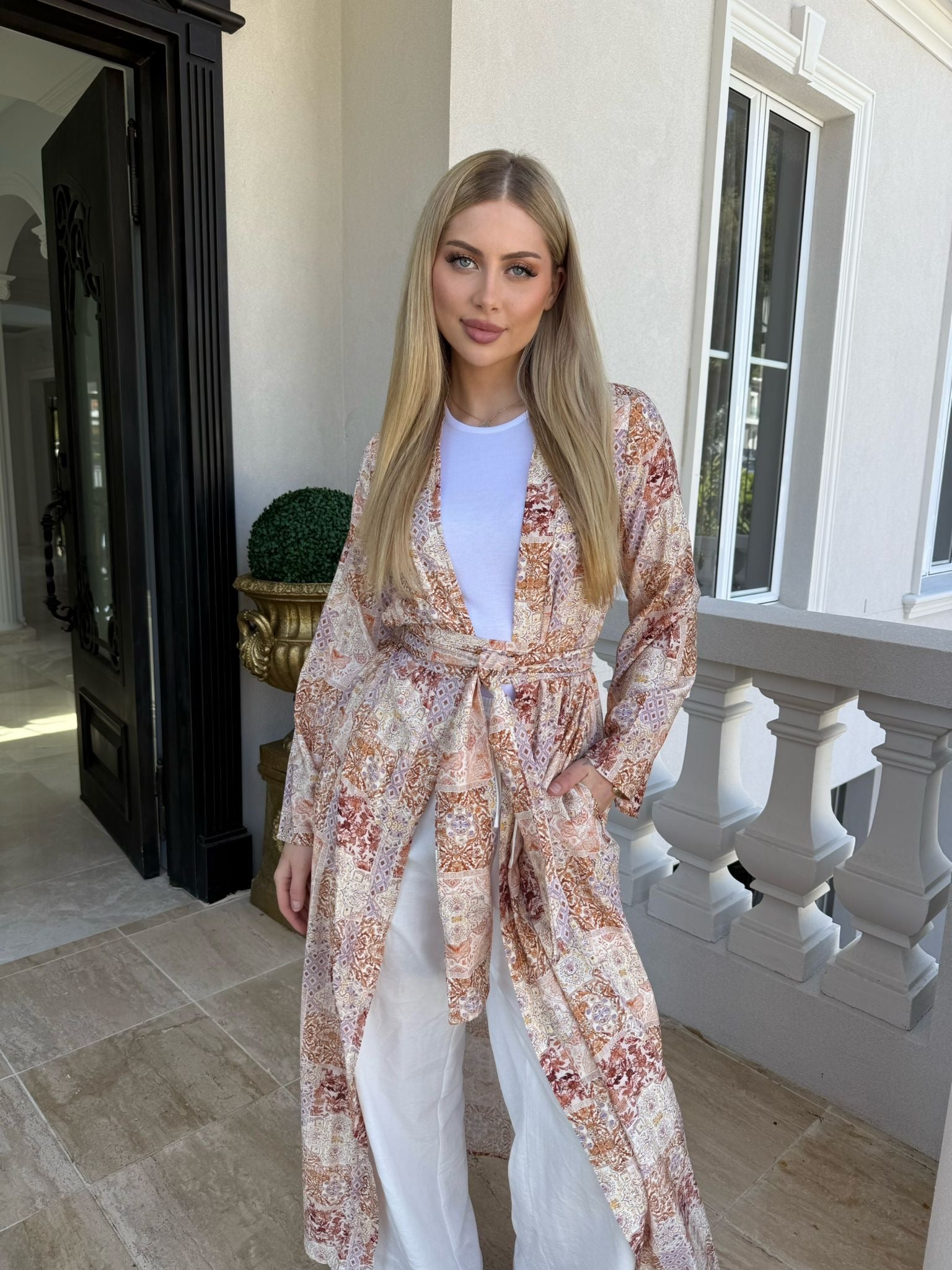 Sunset Open Abaya