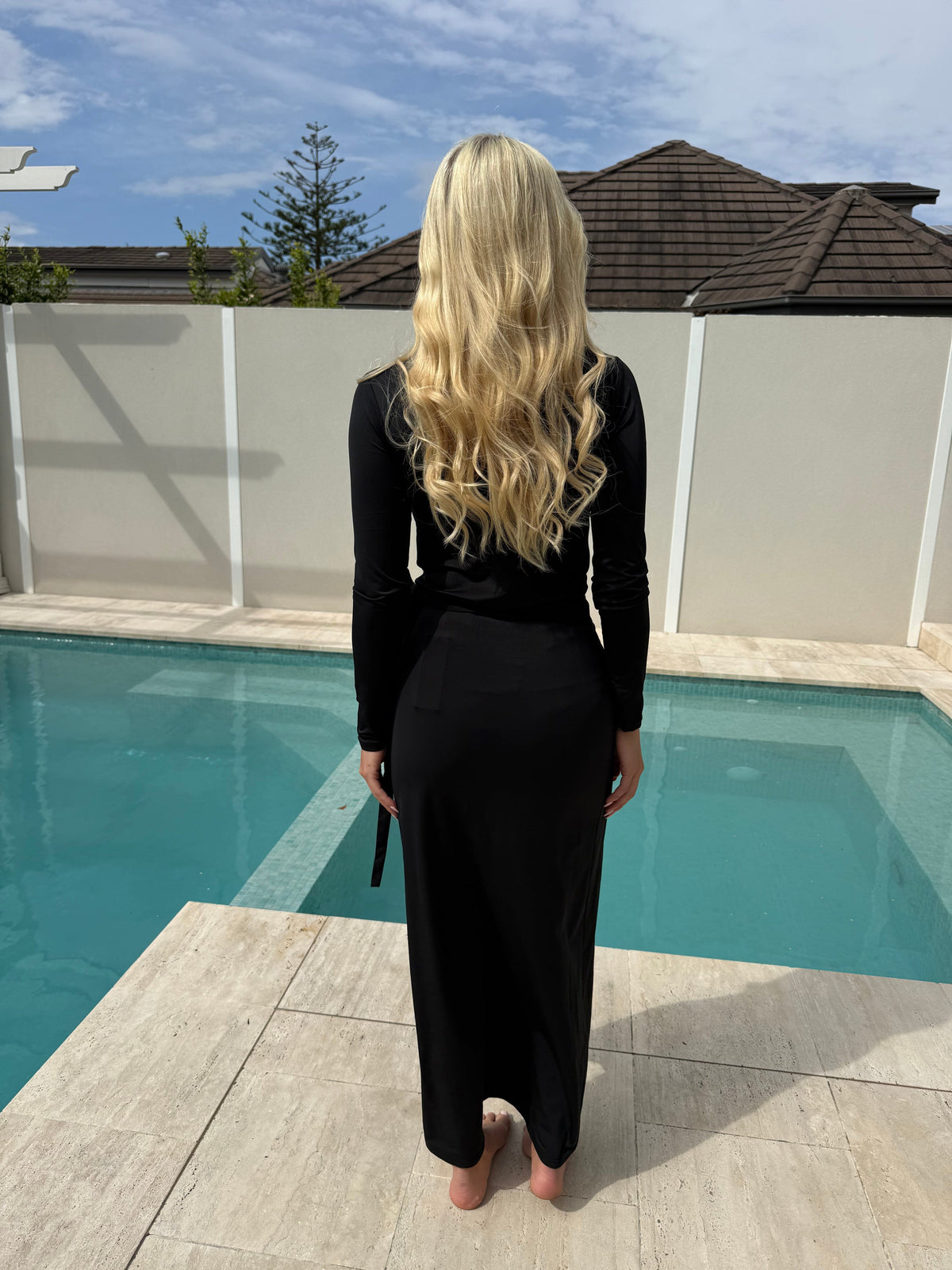 Black Tie Wrap Sarong