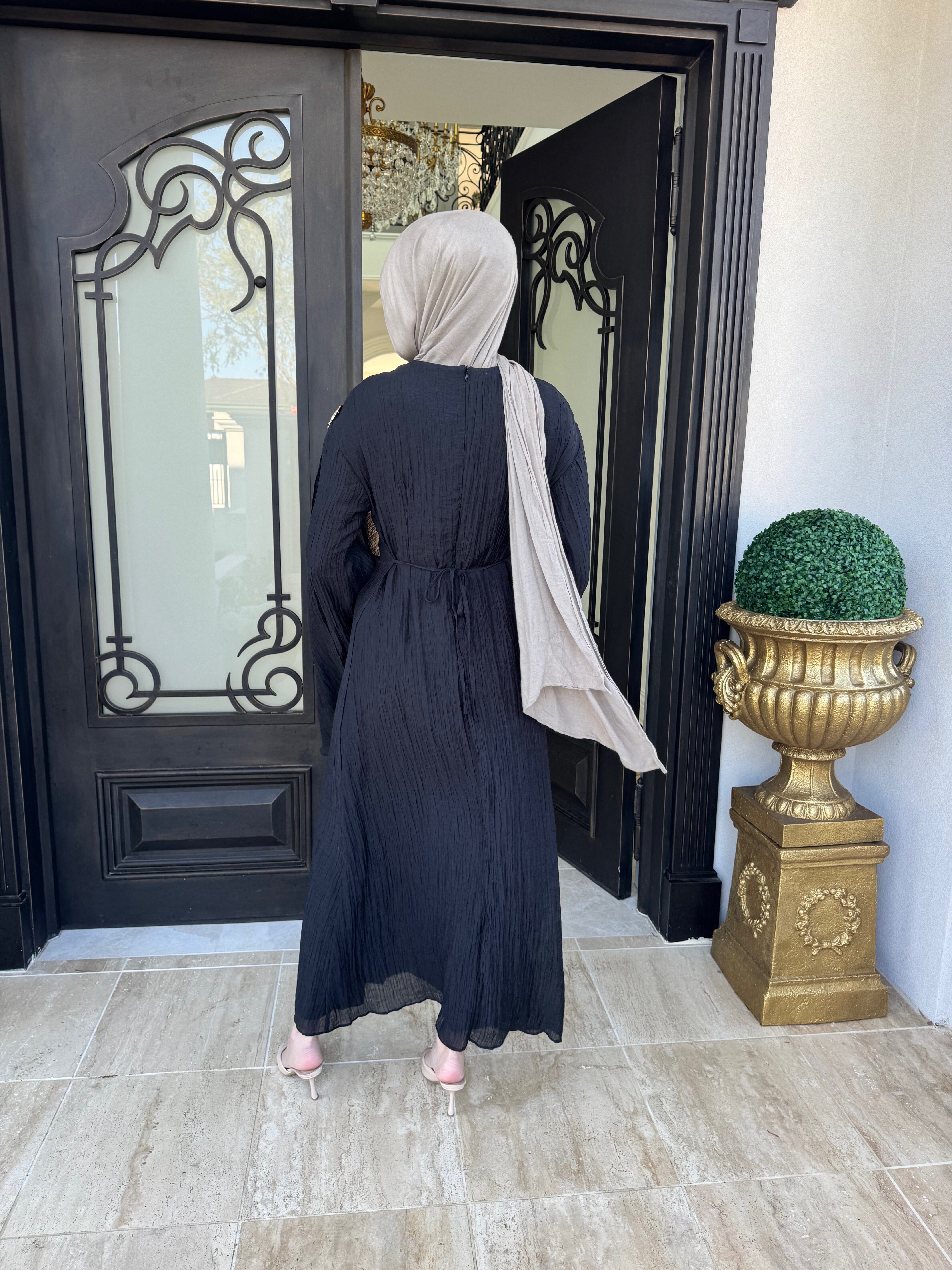 Drape Crinkle Dress