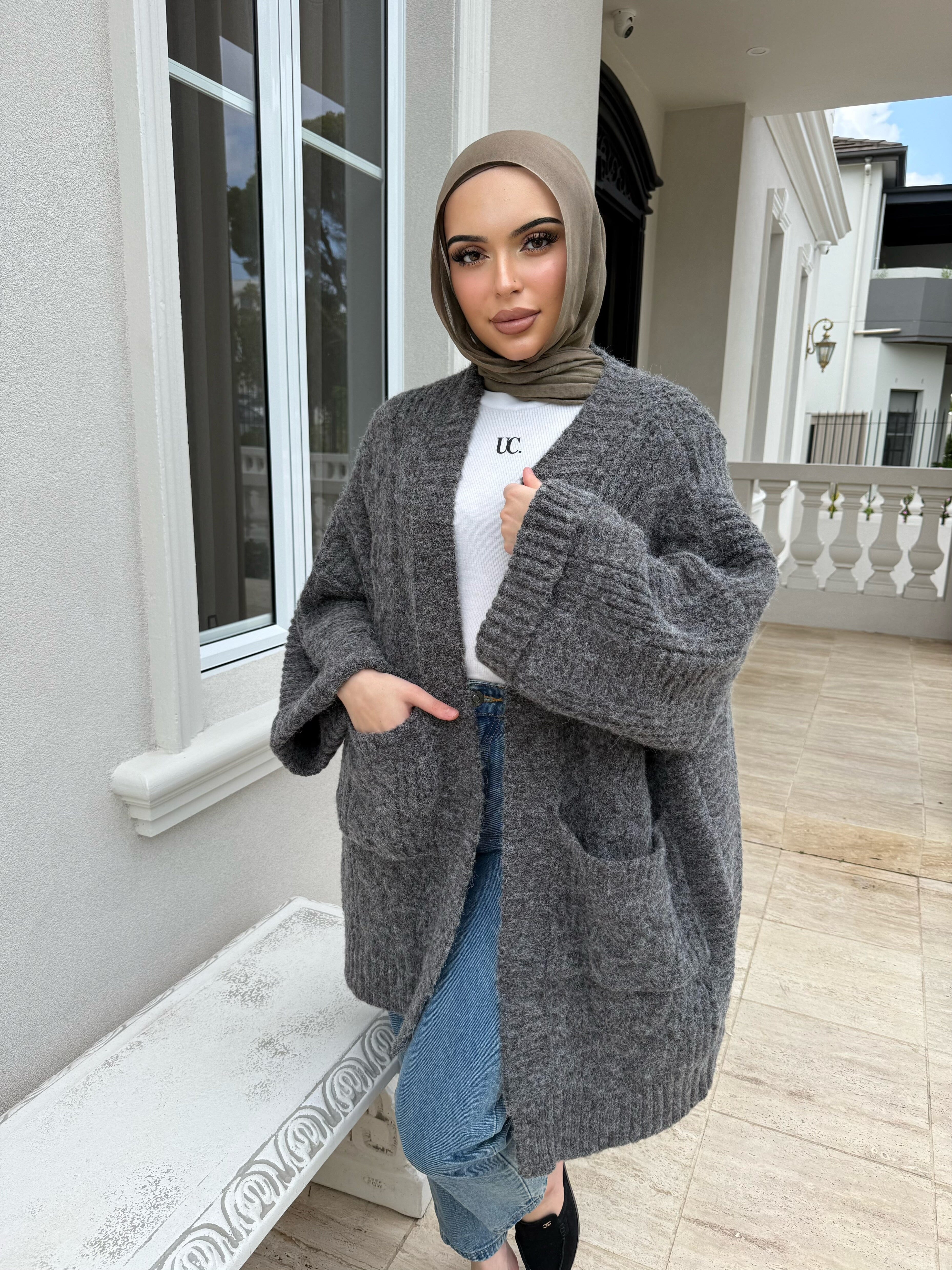 Chunky Midi Caridgan