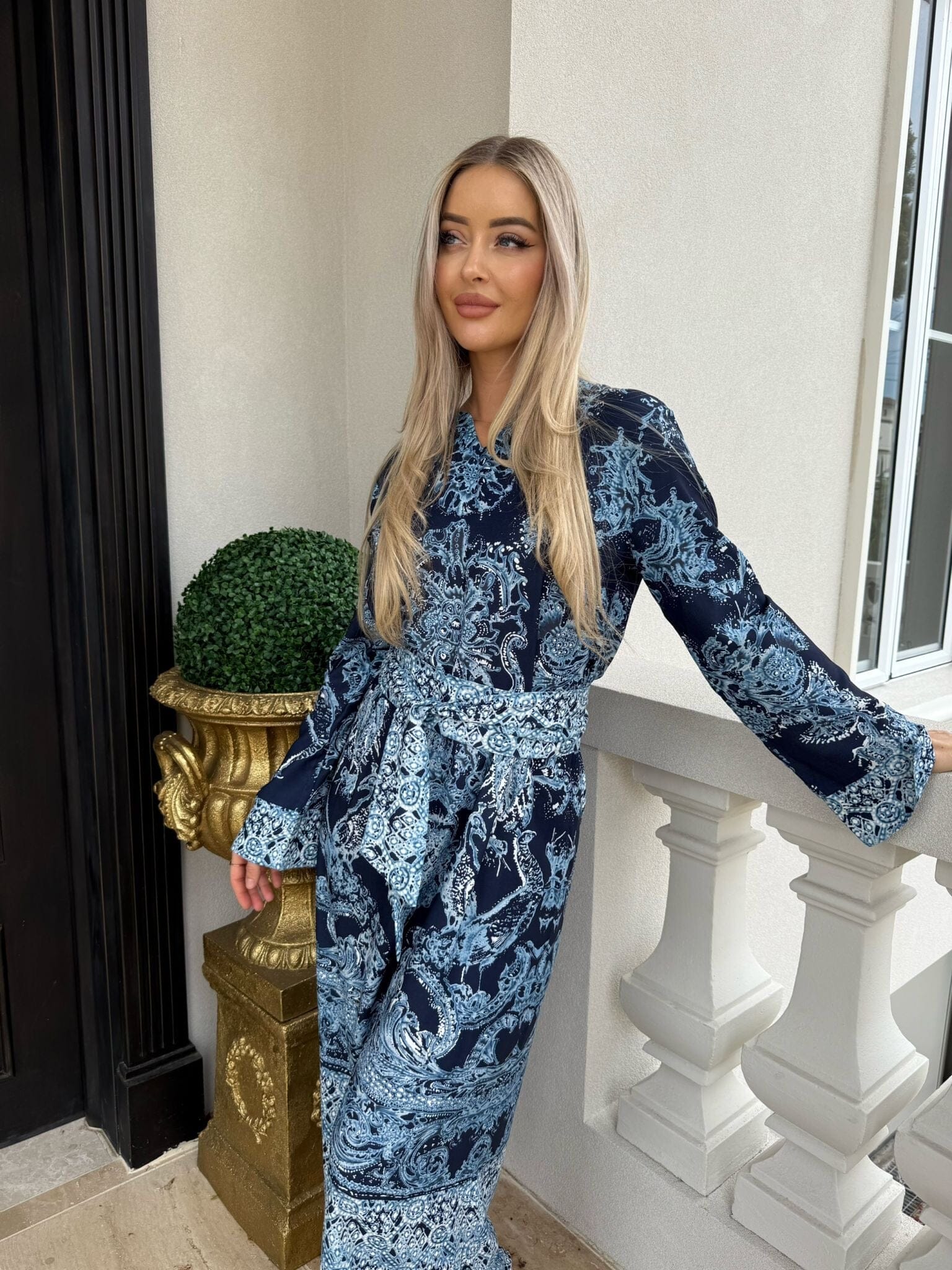 Midi Blue Dress