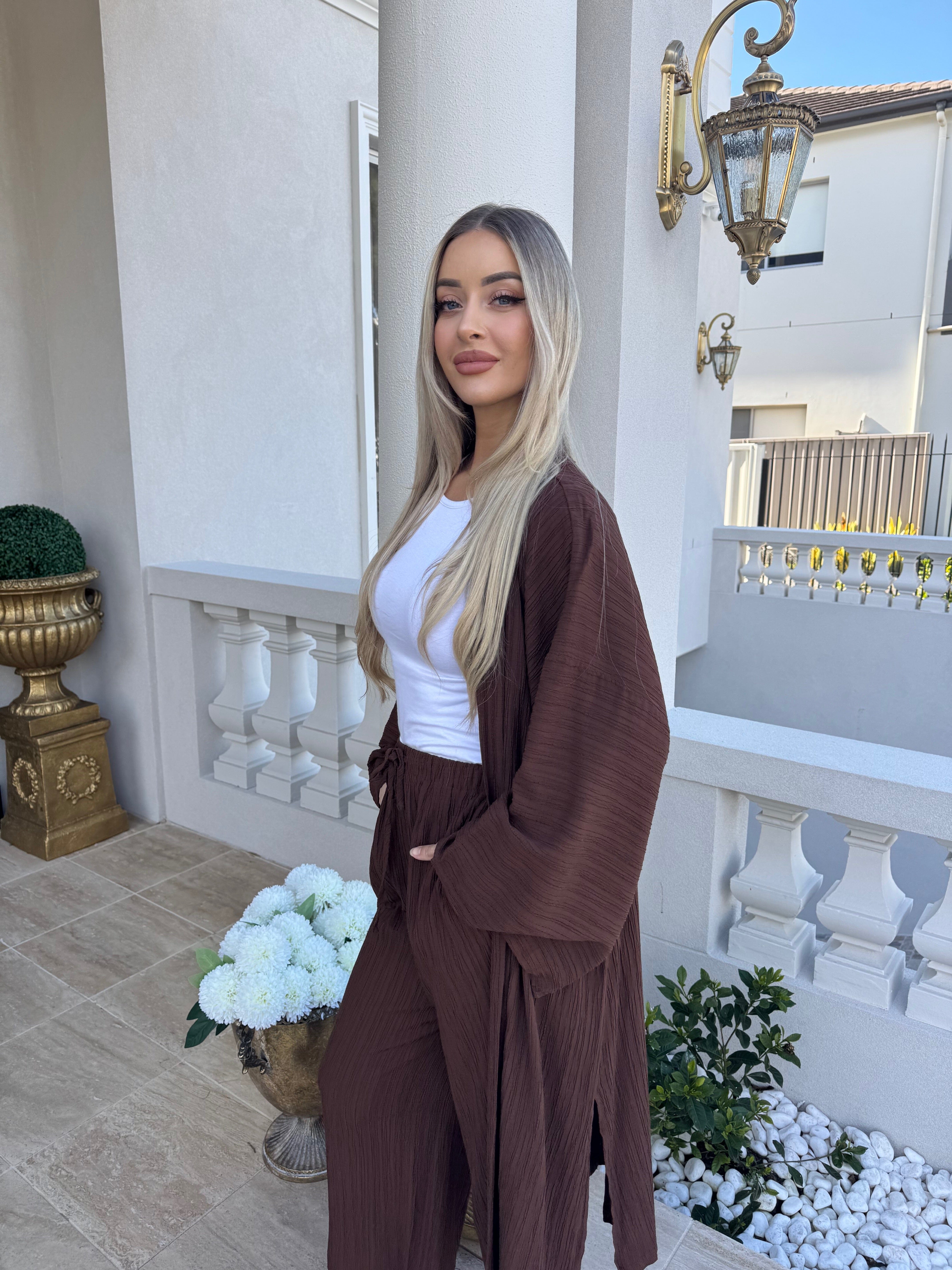 Wafa Cardigan Set