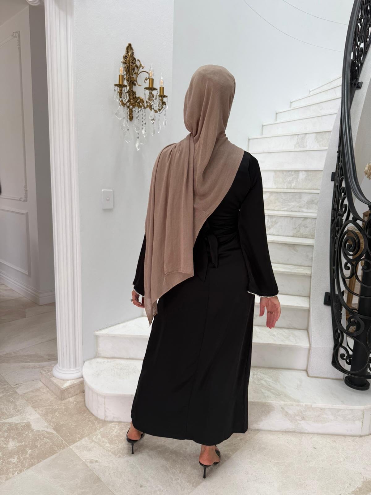 Satin Detail Dress