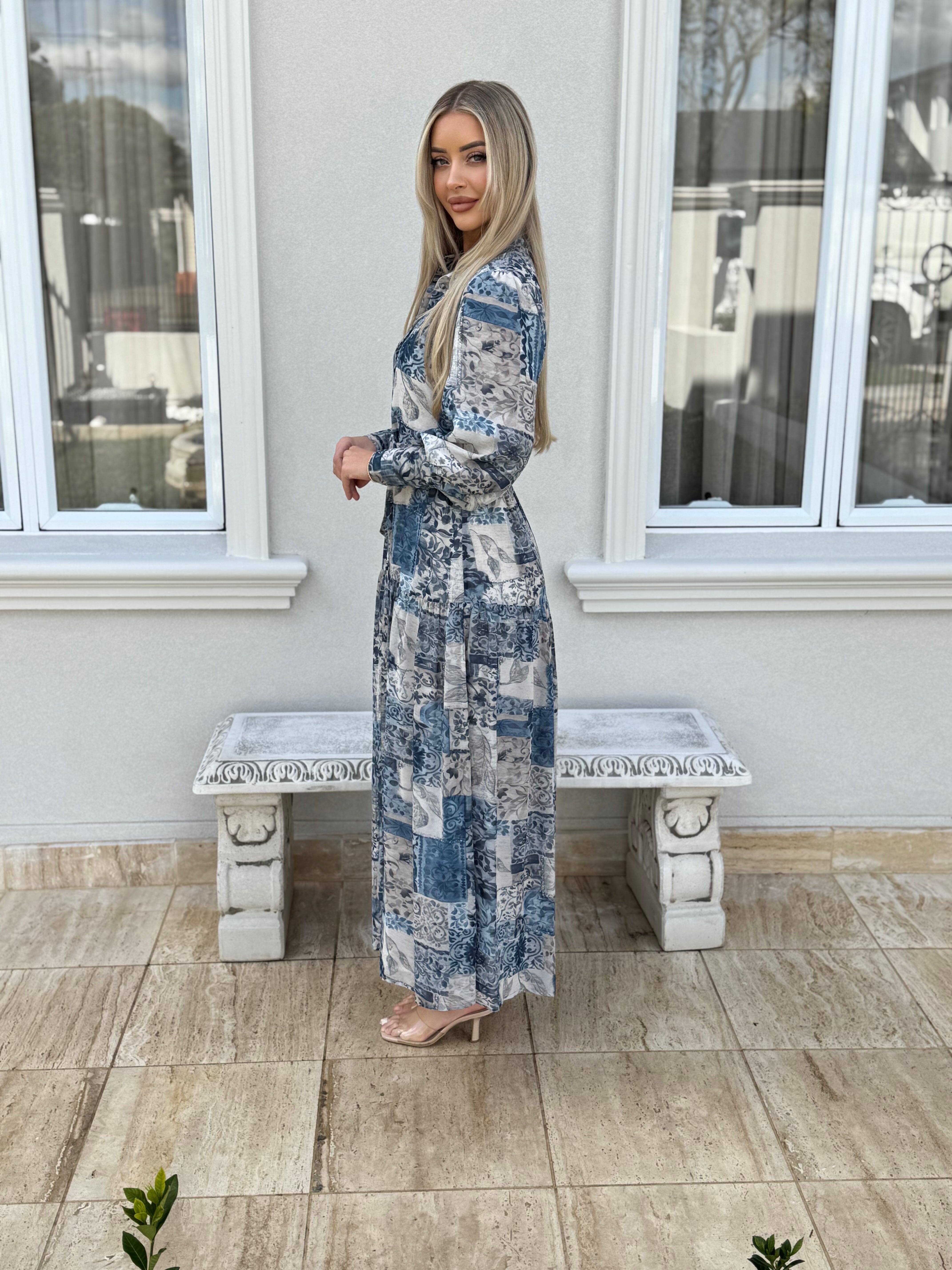 Lina Printed Dress