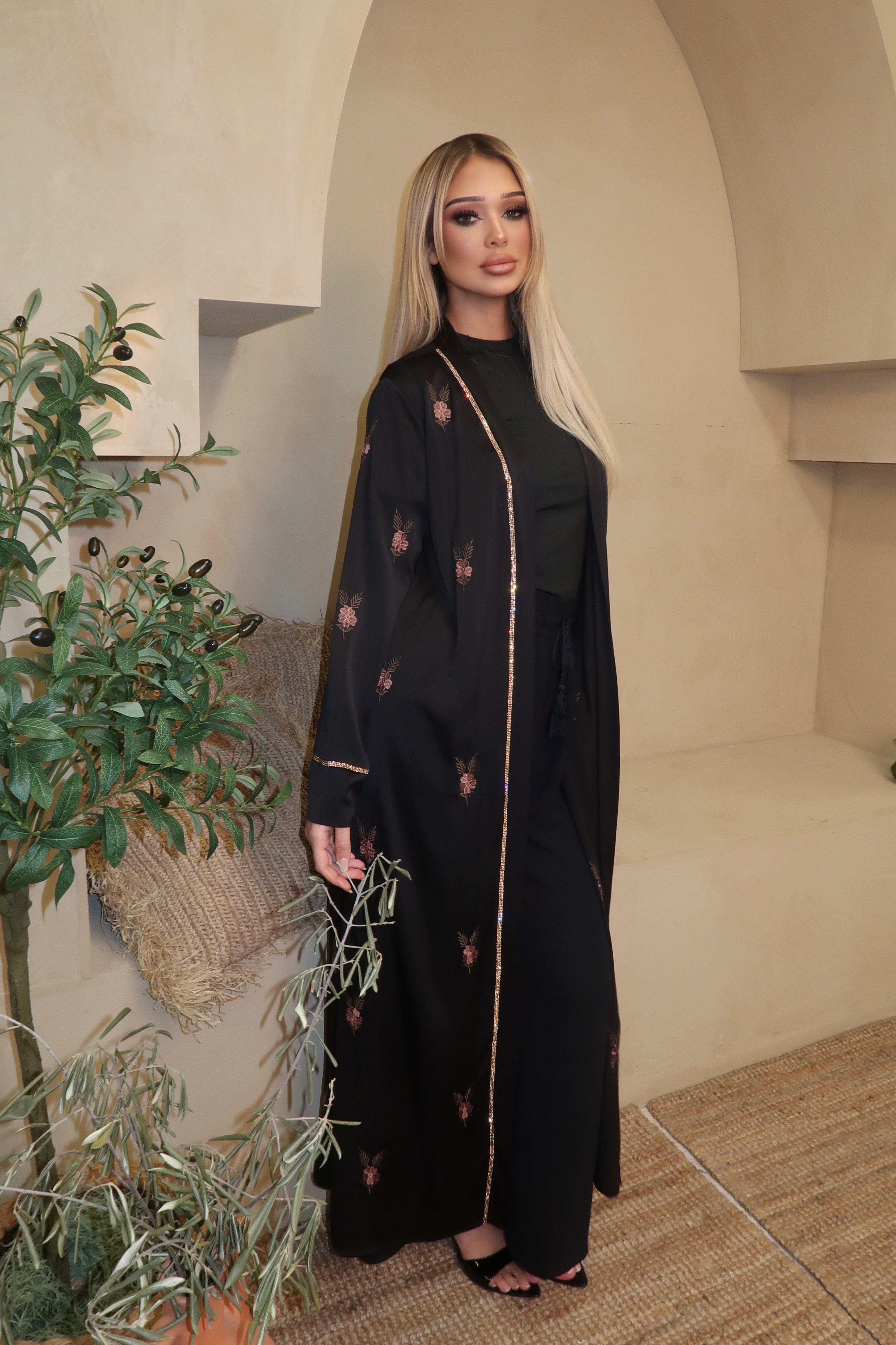 Layali Embroidered Abaya