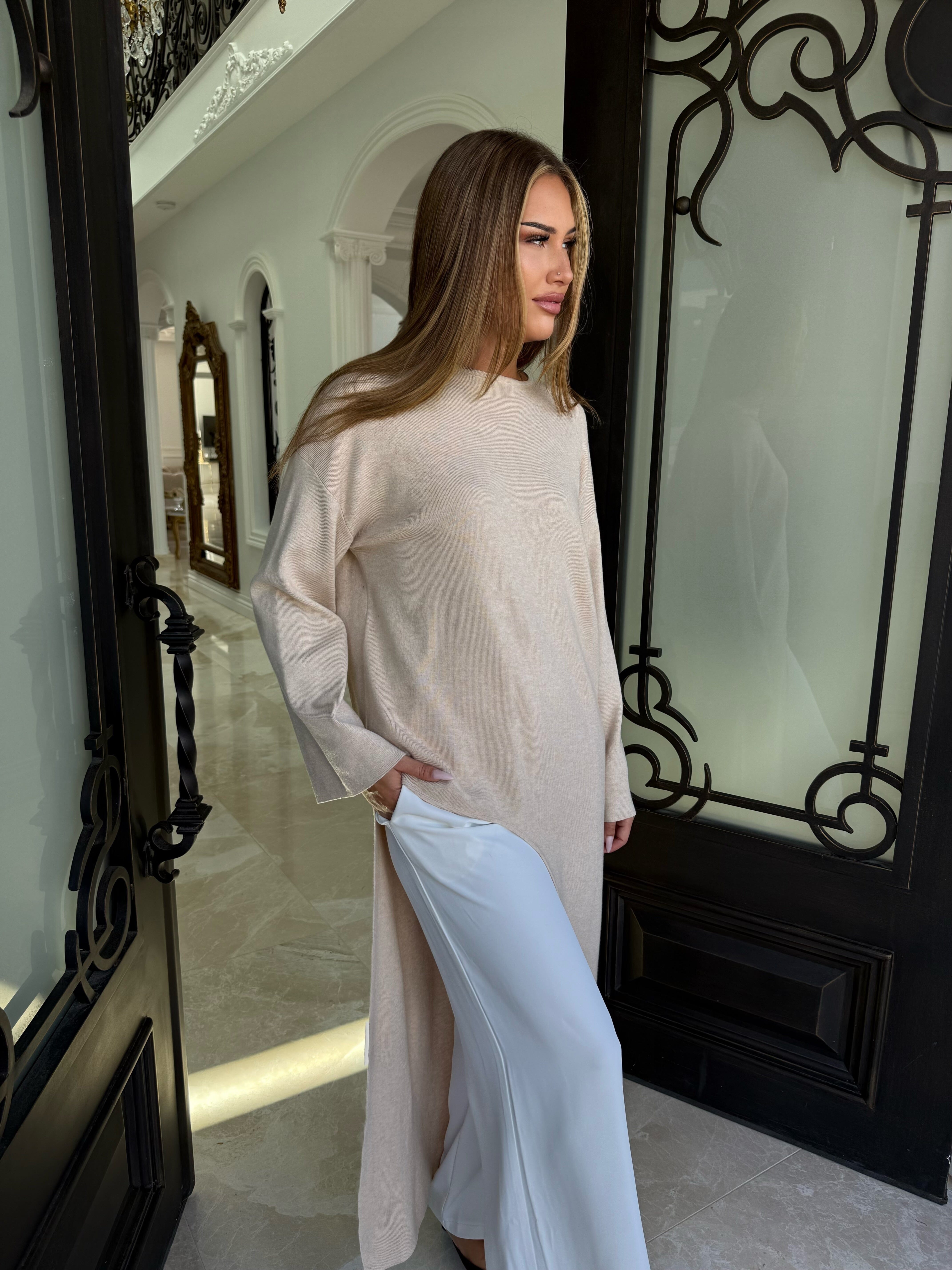 Knit High-low Tunic