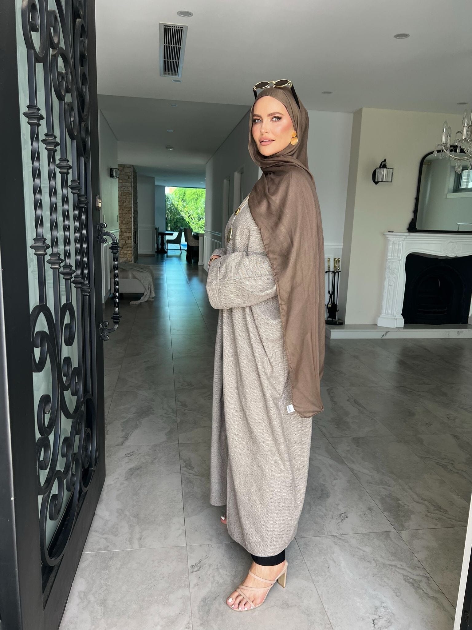 Textured Abaya