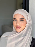 Nude Hijab Chiffon Set