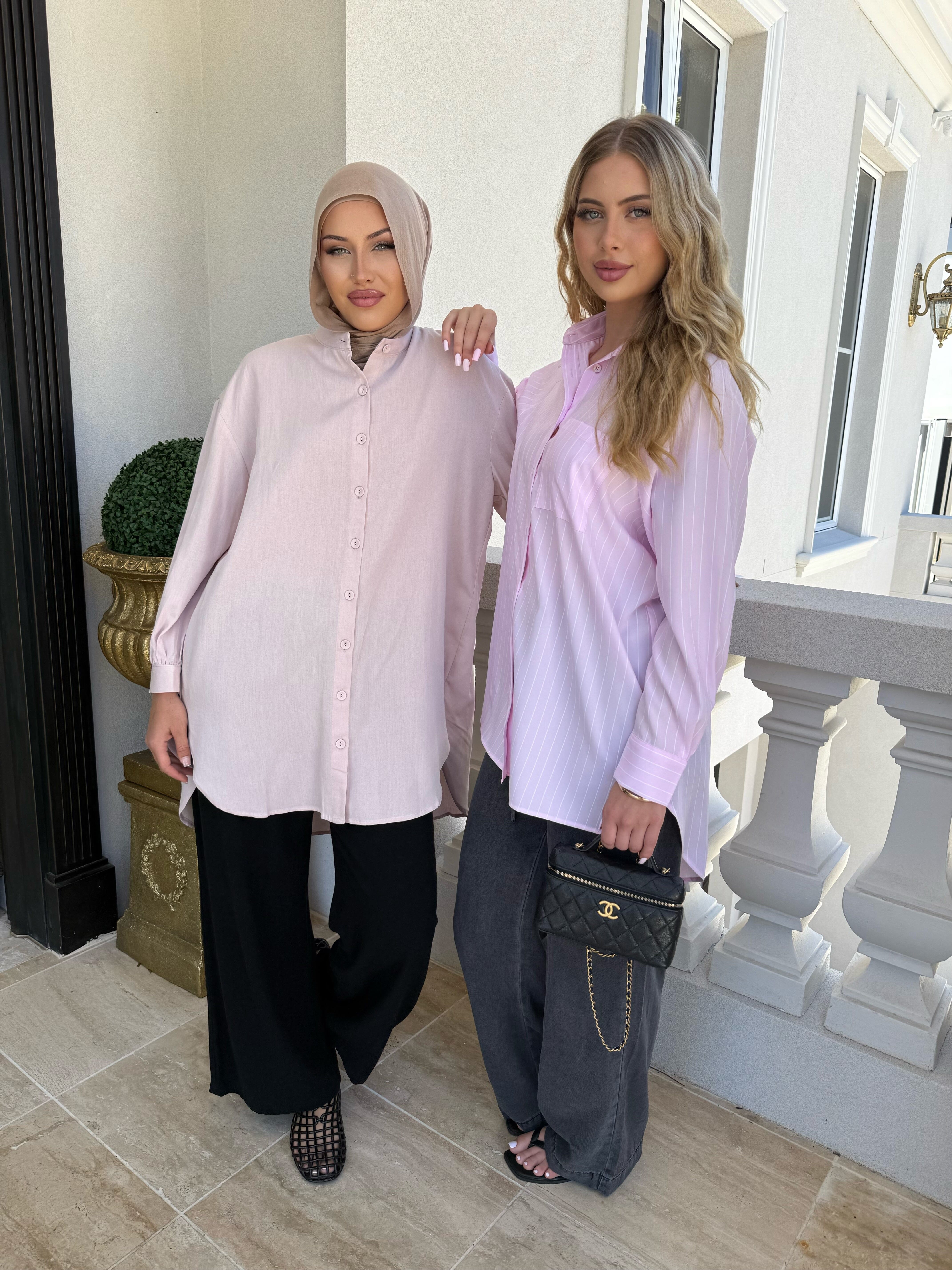 High Low Stripe Shirt