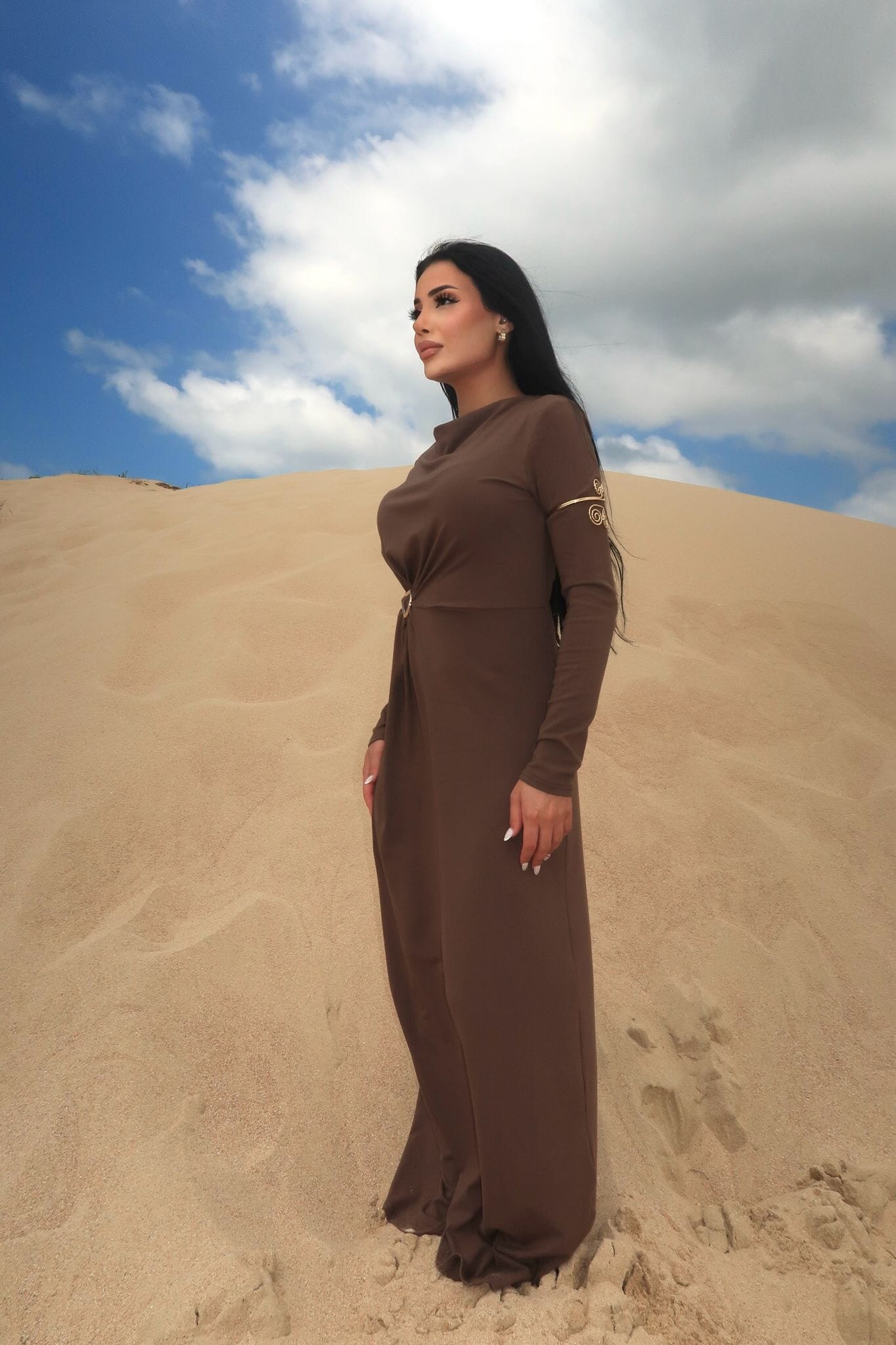 Al Sahara Ribbed Dress