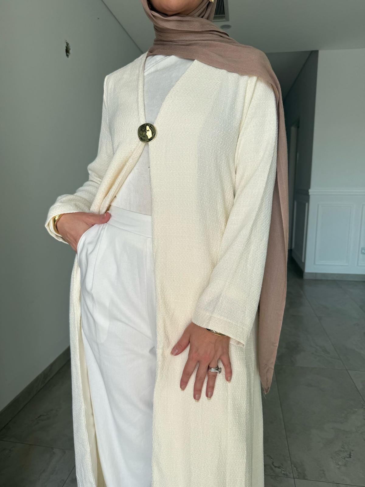 Al Sahara Tweed Abaya