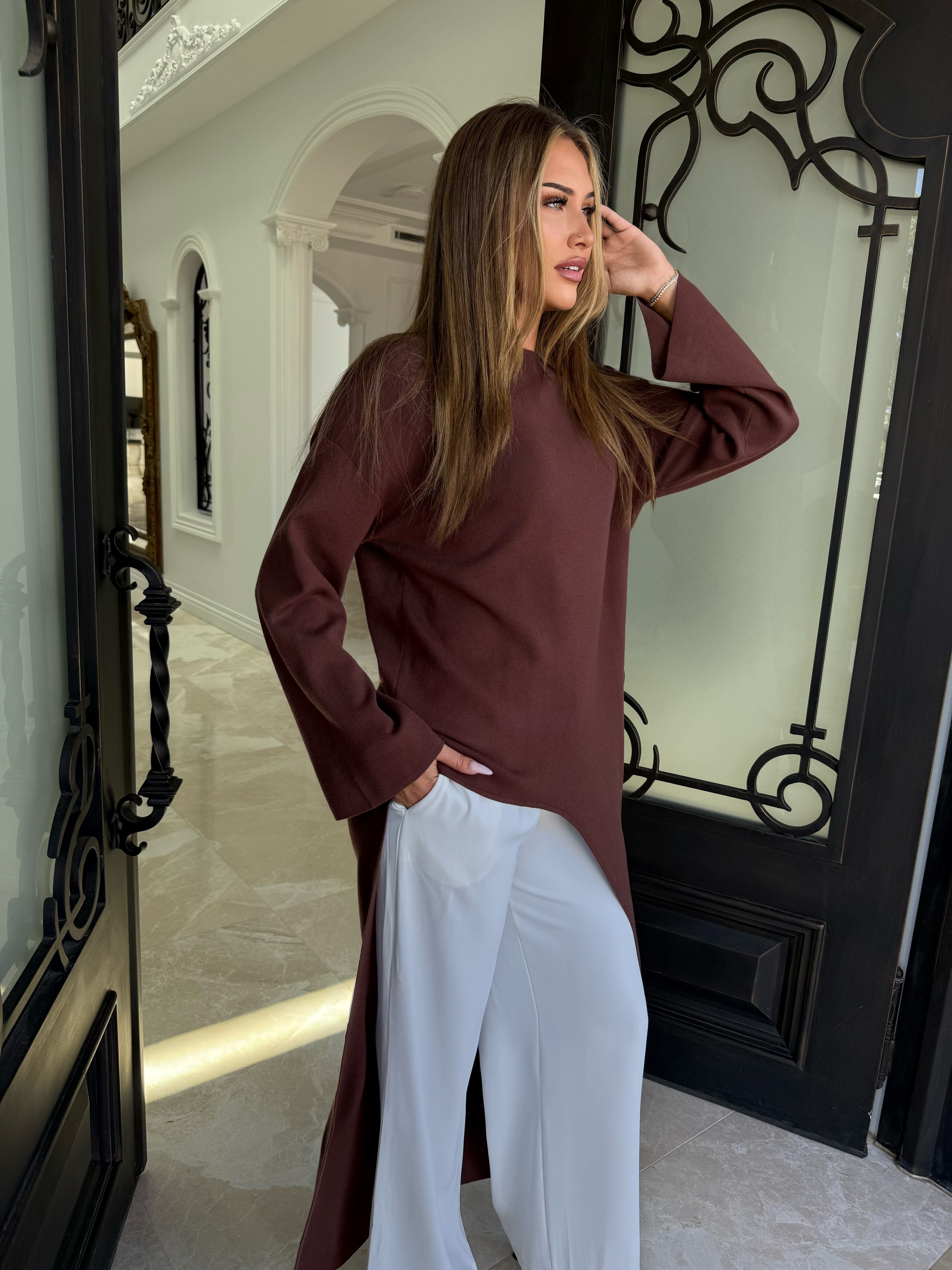 Knit High-low Tunic