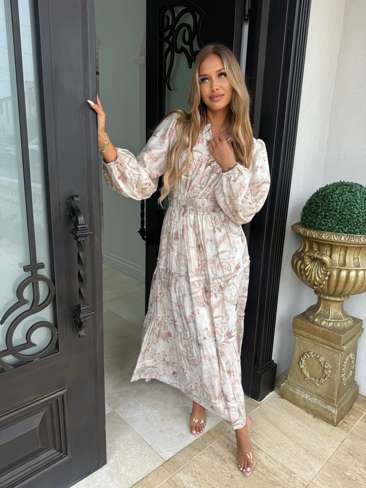 Strawberry Flowy Dress