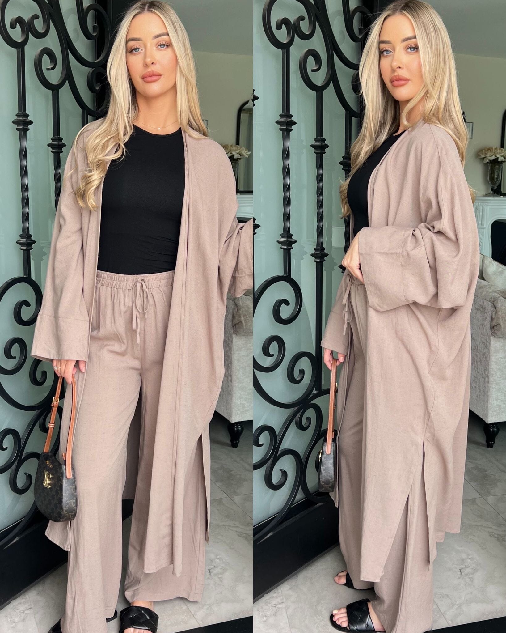 Linen Kimono Set