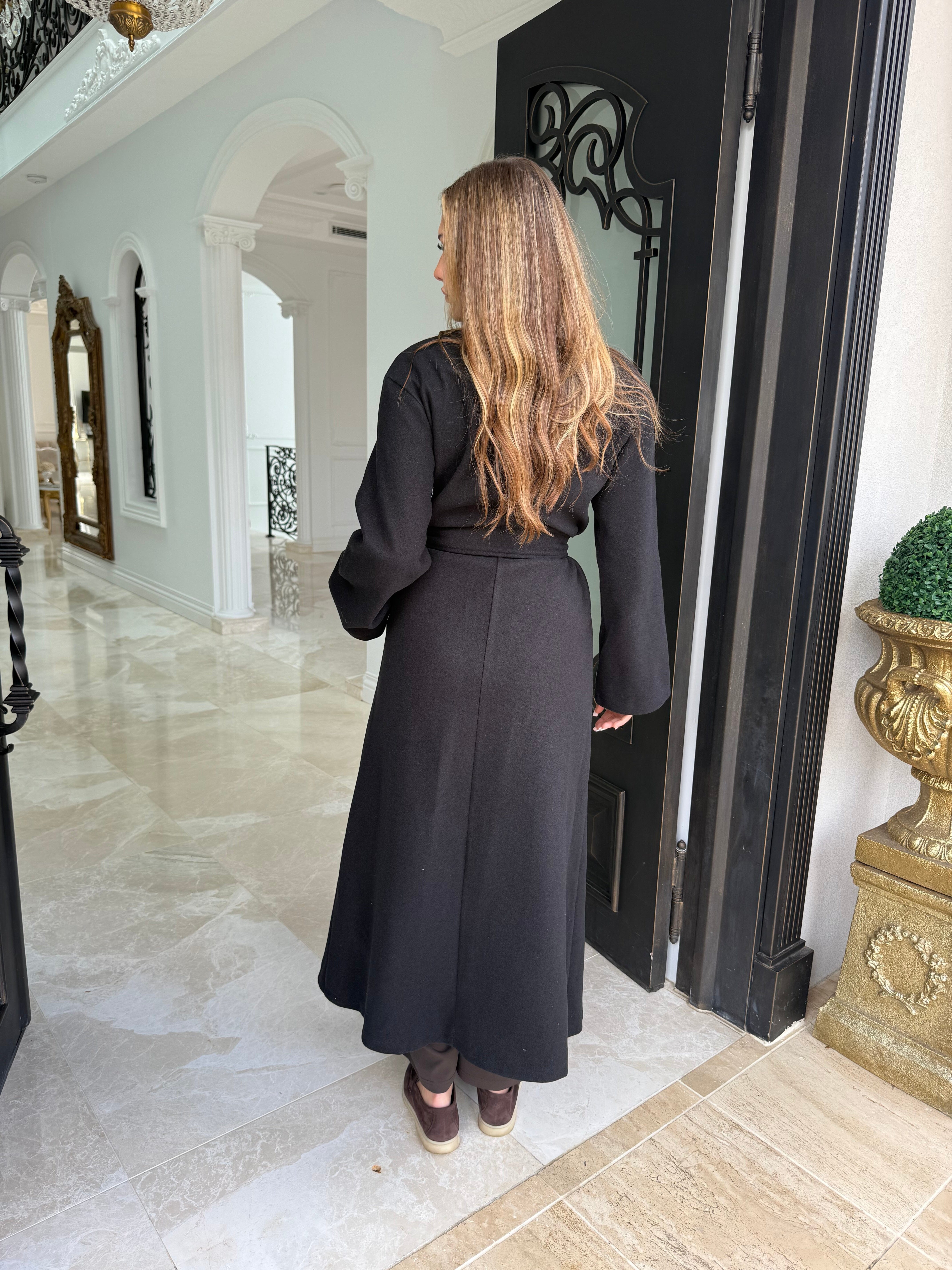 Tie Coat Abaya