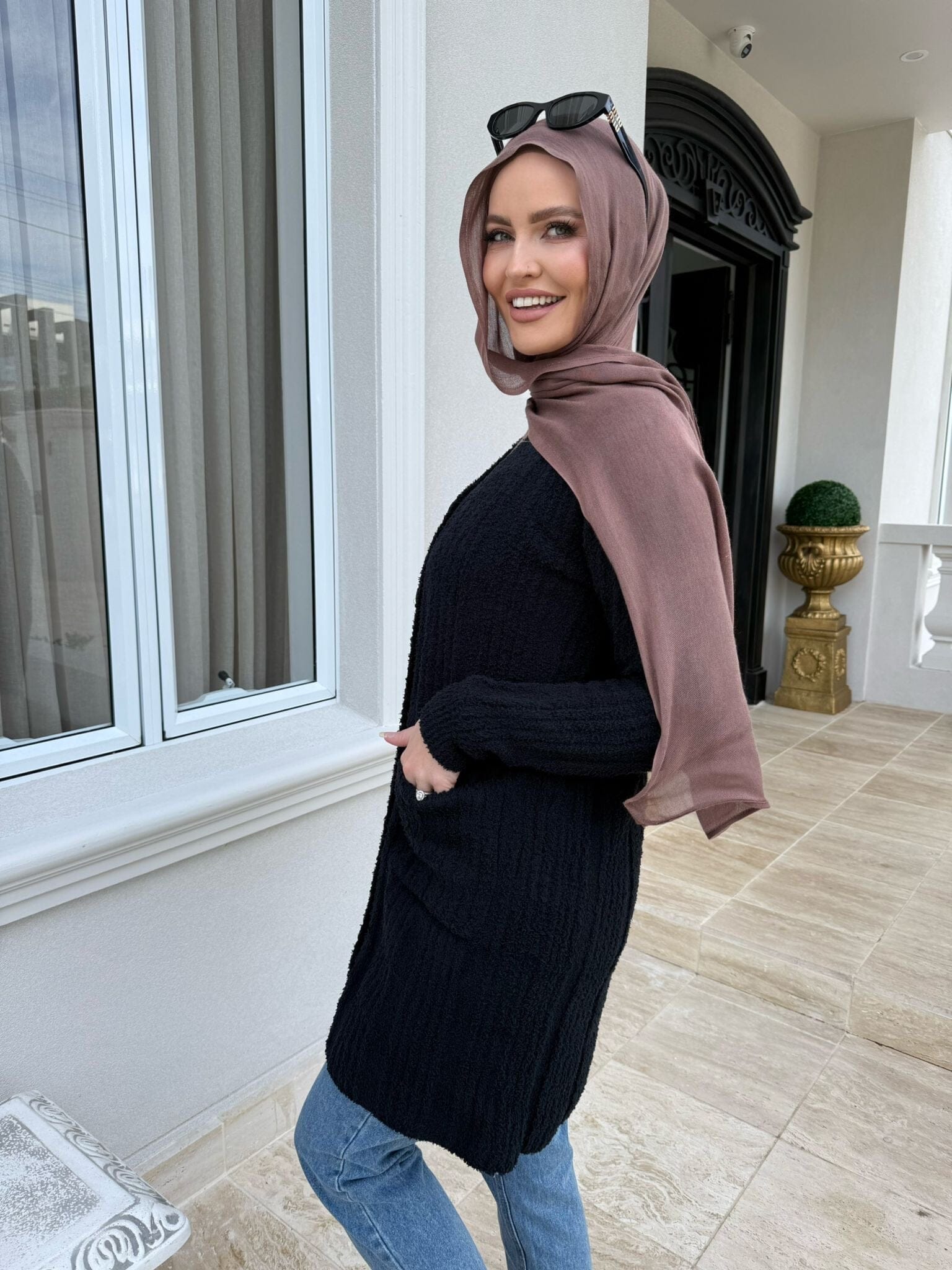 Blush Midi Cardigan