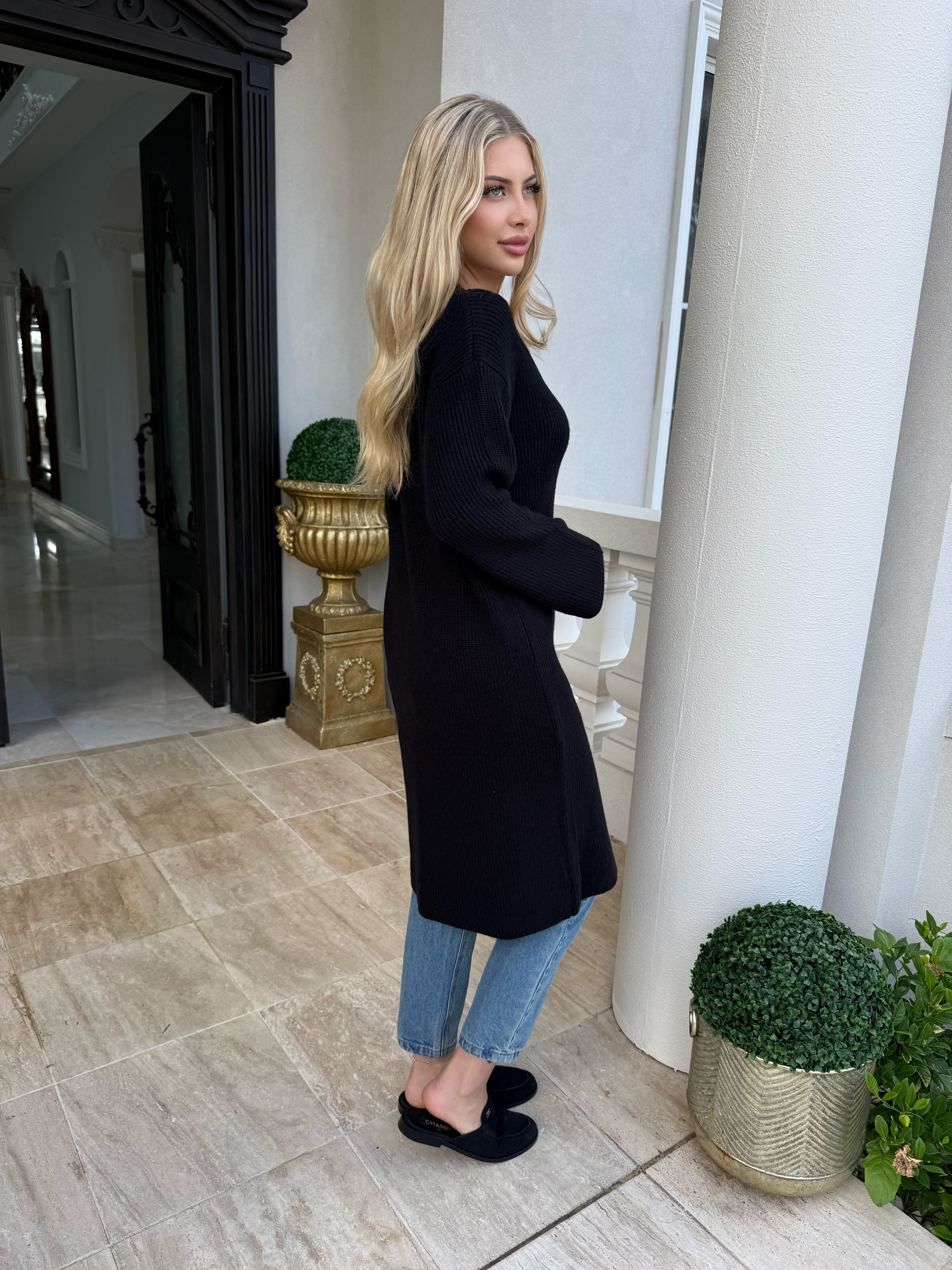 Knit Split Tunic