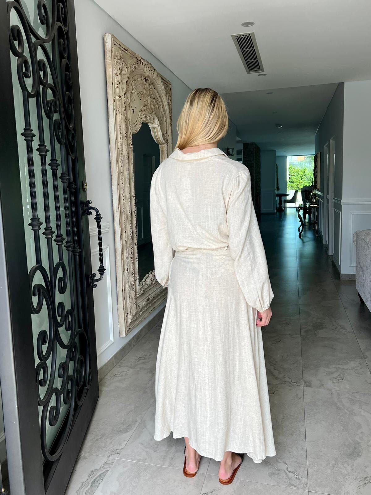 Maxi Linen Skirt