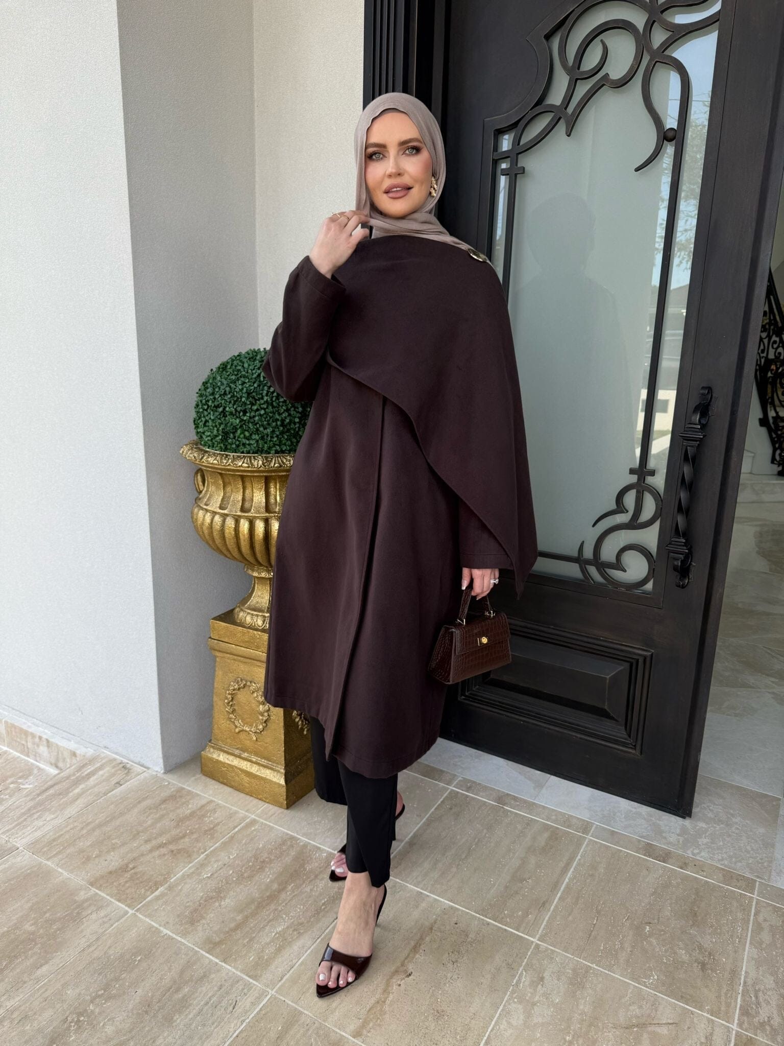 Siham Scarf Coat