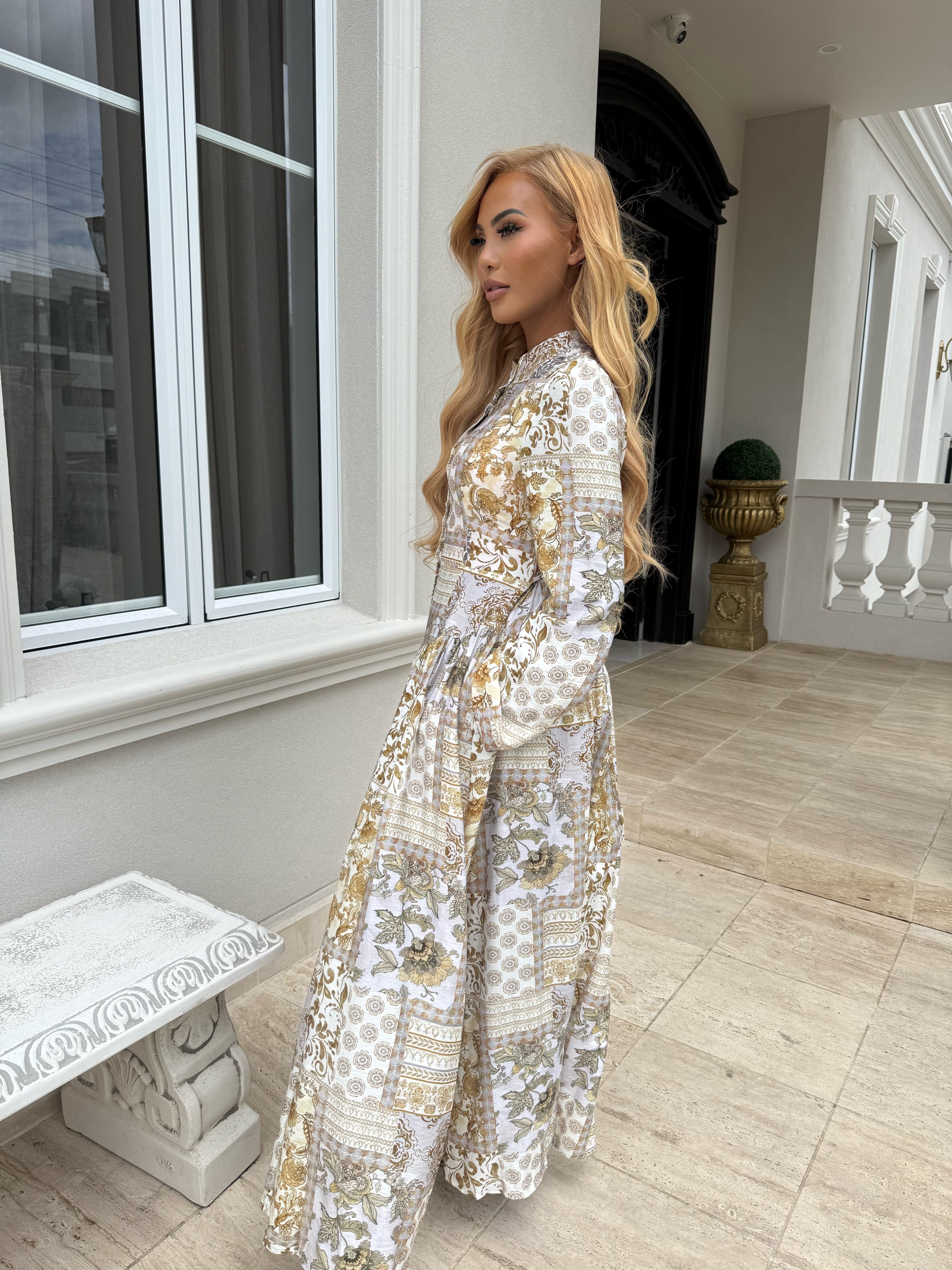 Vintage Yellow Dress