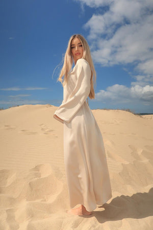 PRE ORDER Al Sahara Nude Cape Set