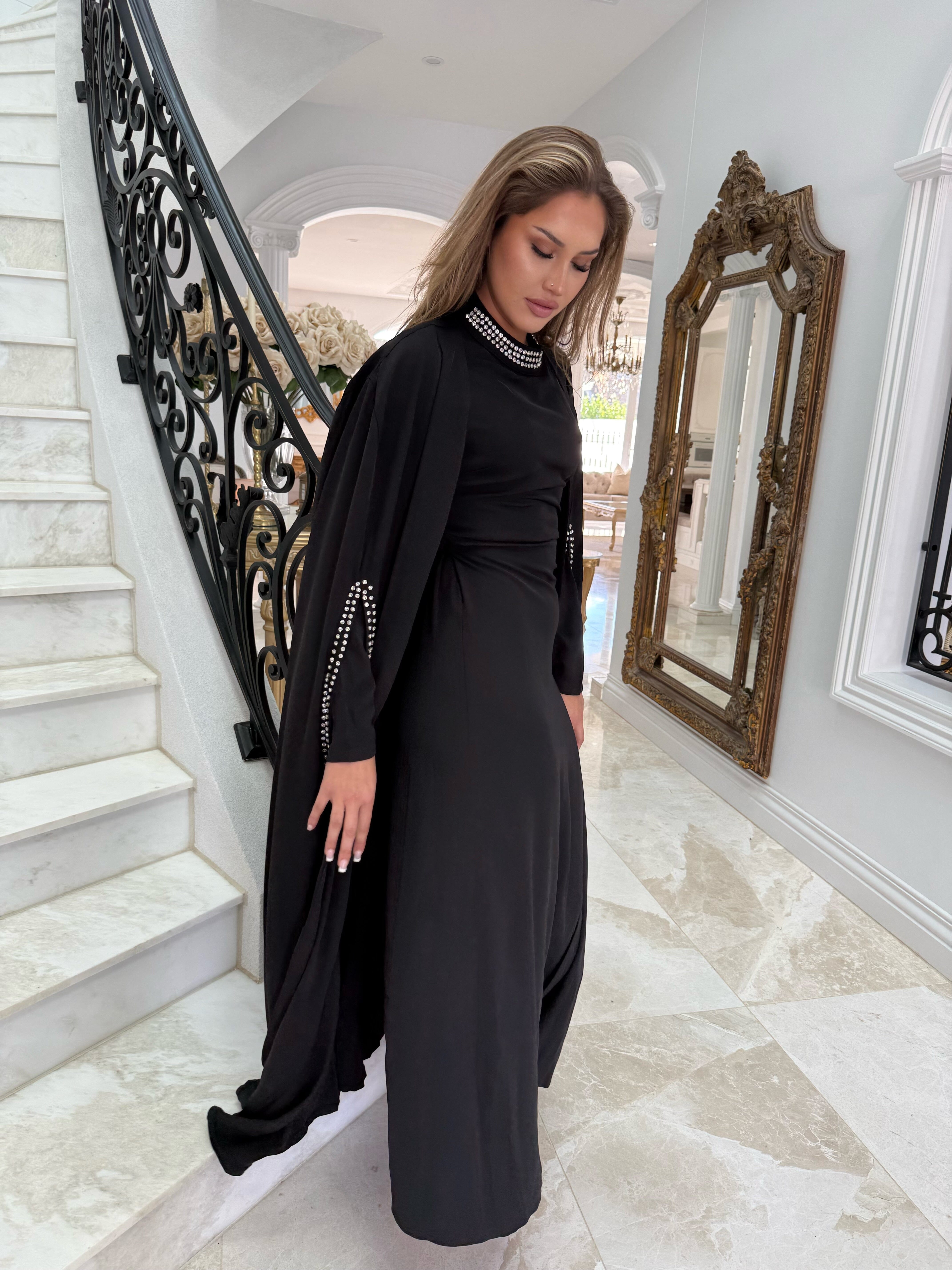 Luxe Beaded Abaya Set