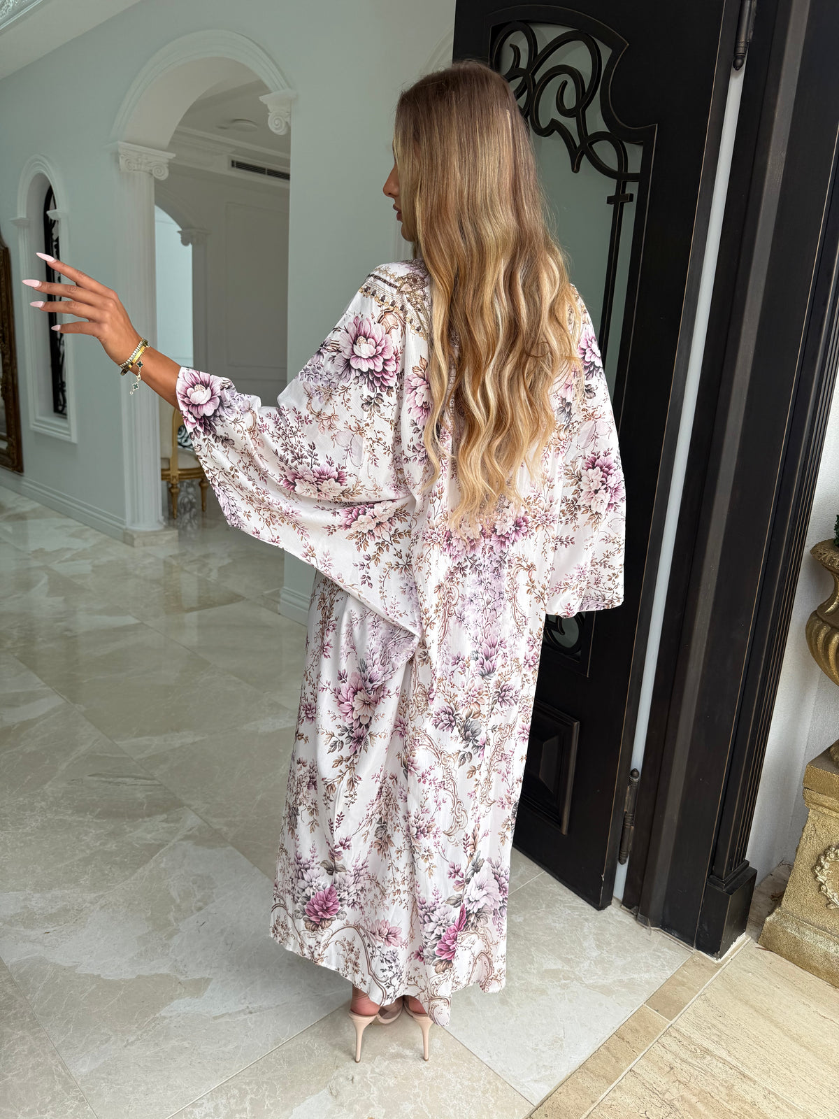 Position Berry Beaded Kaftan