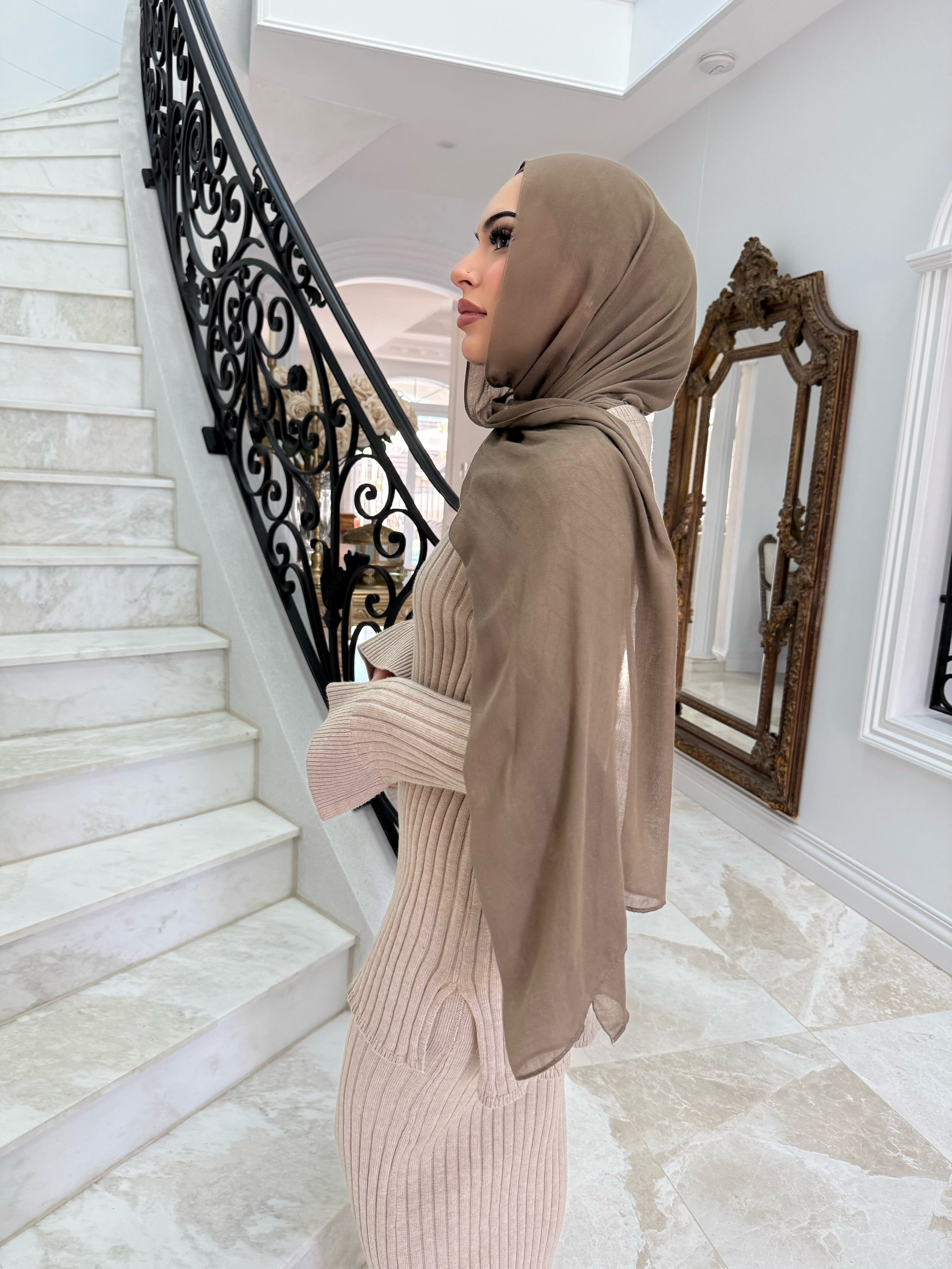 Ribbed Skirt Set