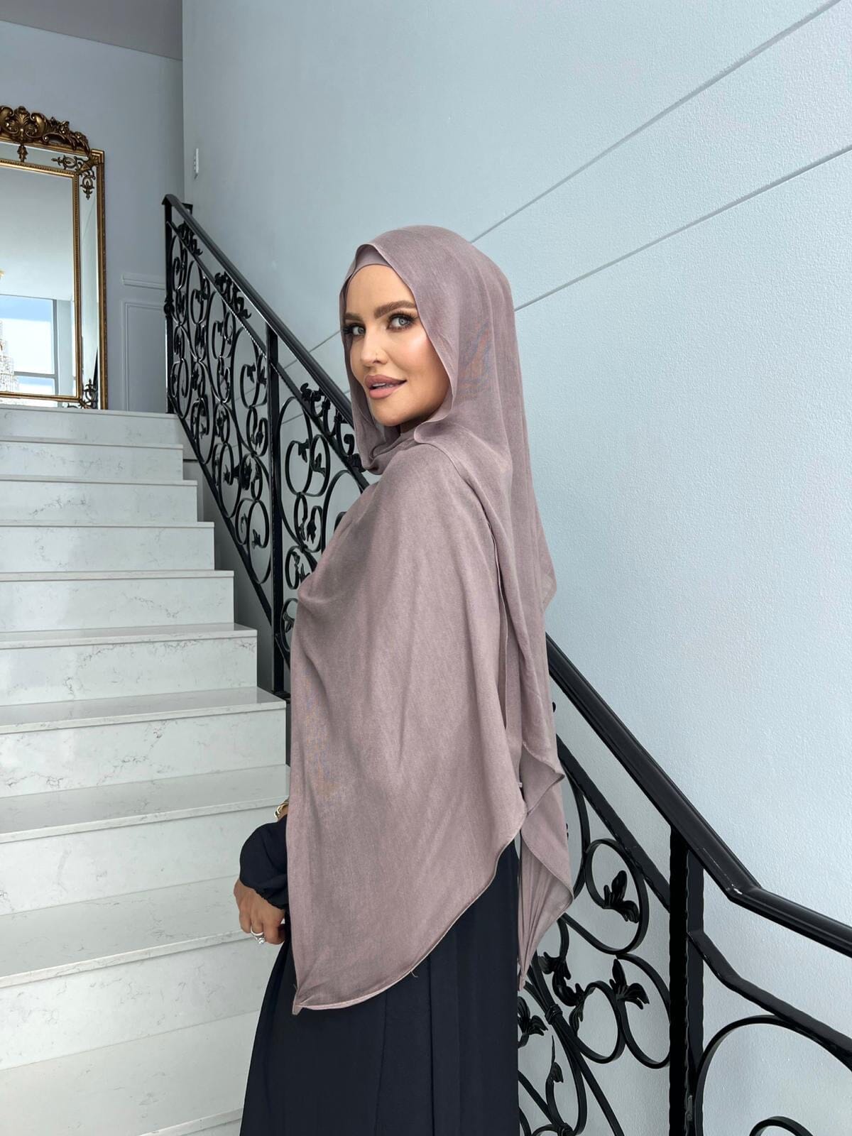 Purple Mocha Hijab Set