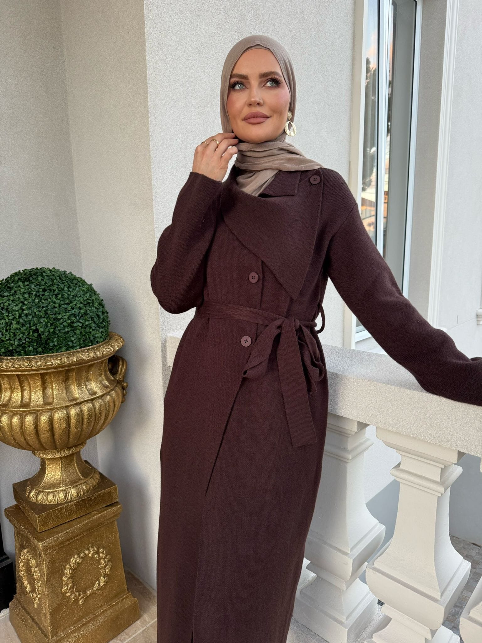 Chocolate Knit Cardigan