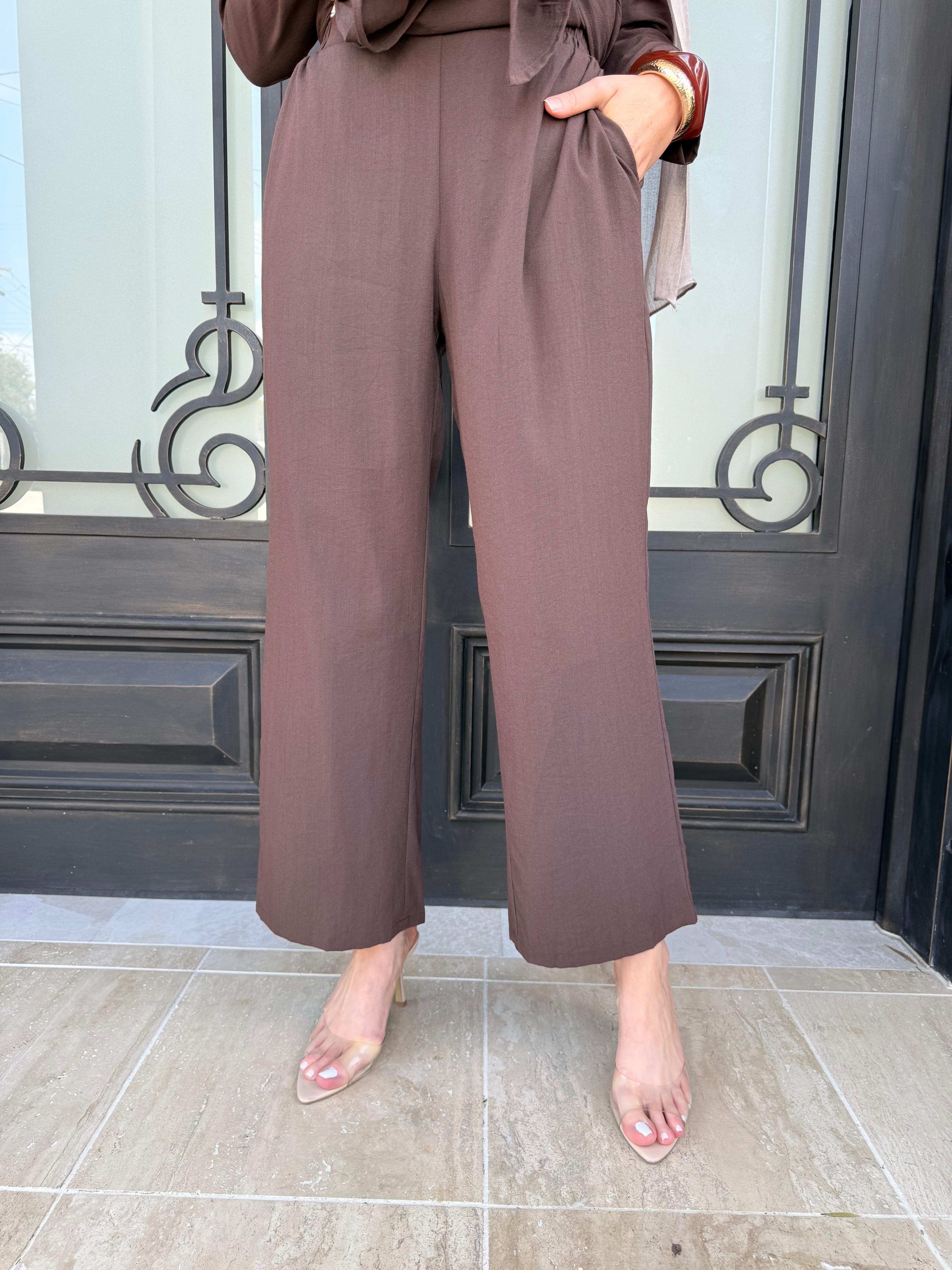 Linen Spilt Set