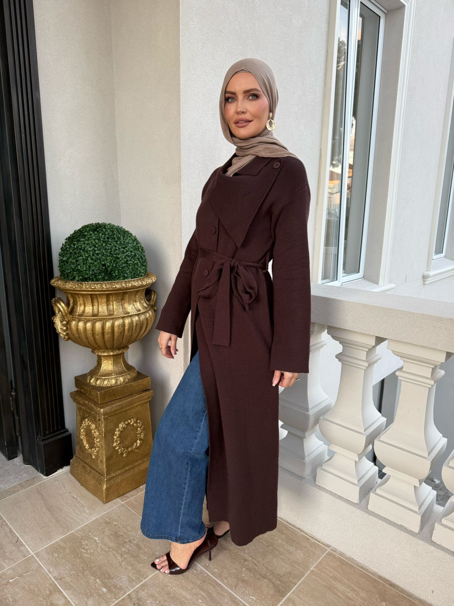 Chocolate Knit Cardigan