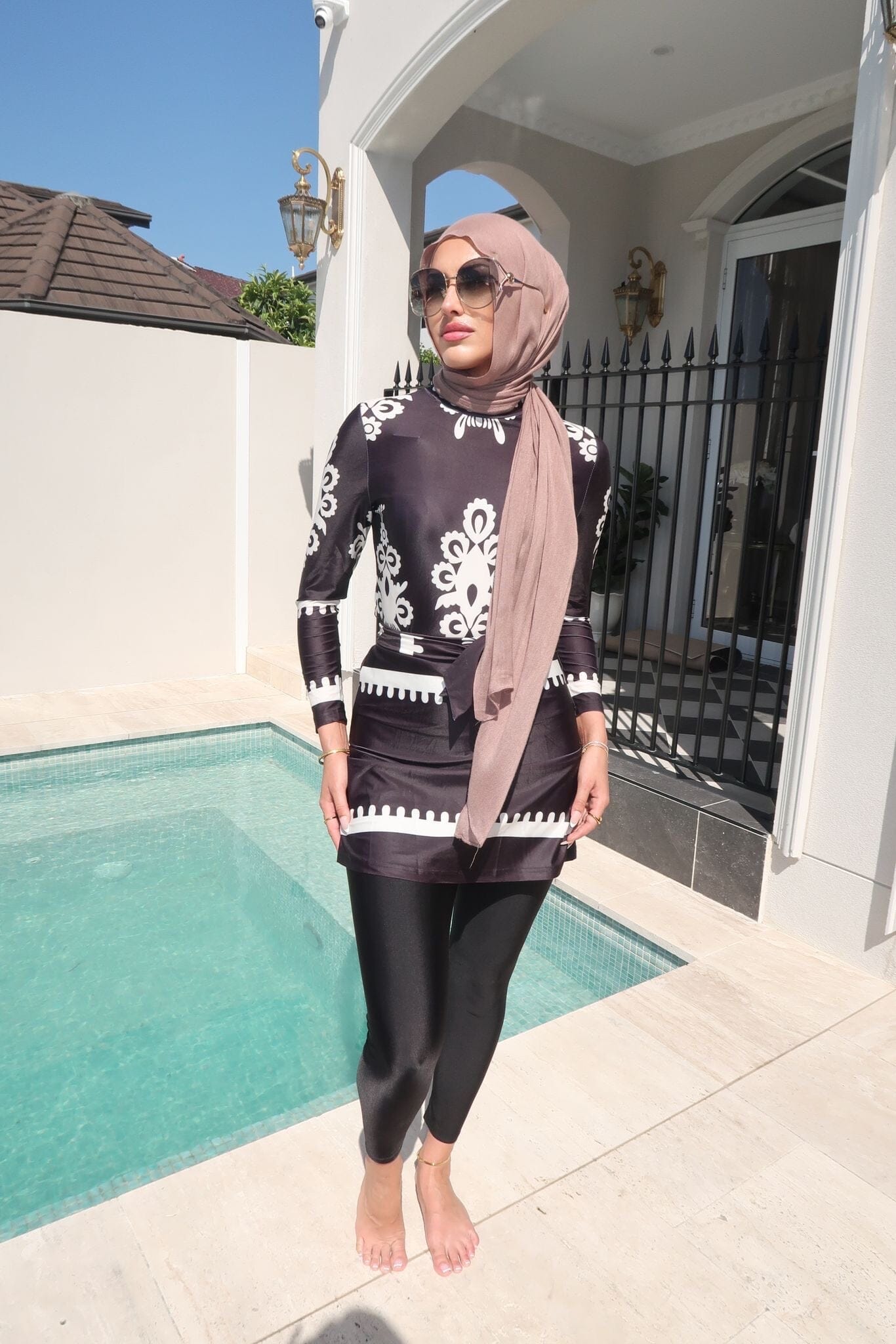 Monochrome Swim Tunic