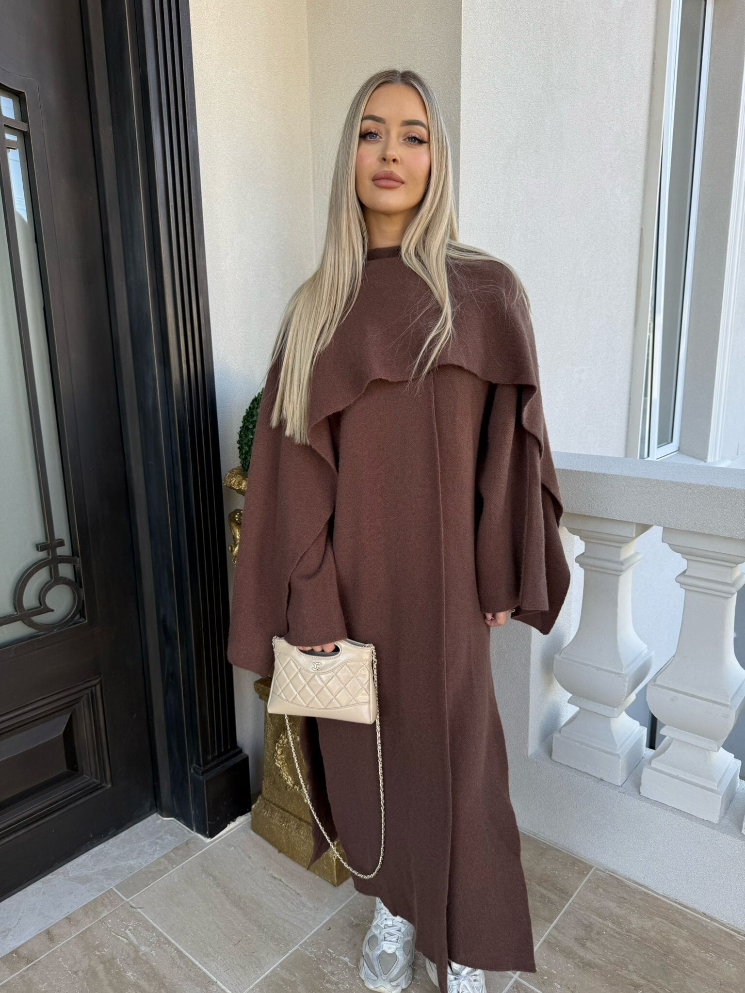 Scraf Poncho Coat