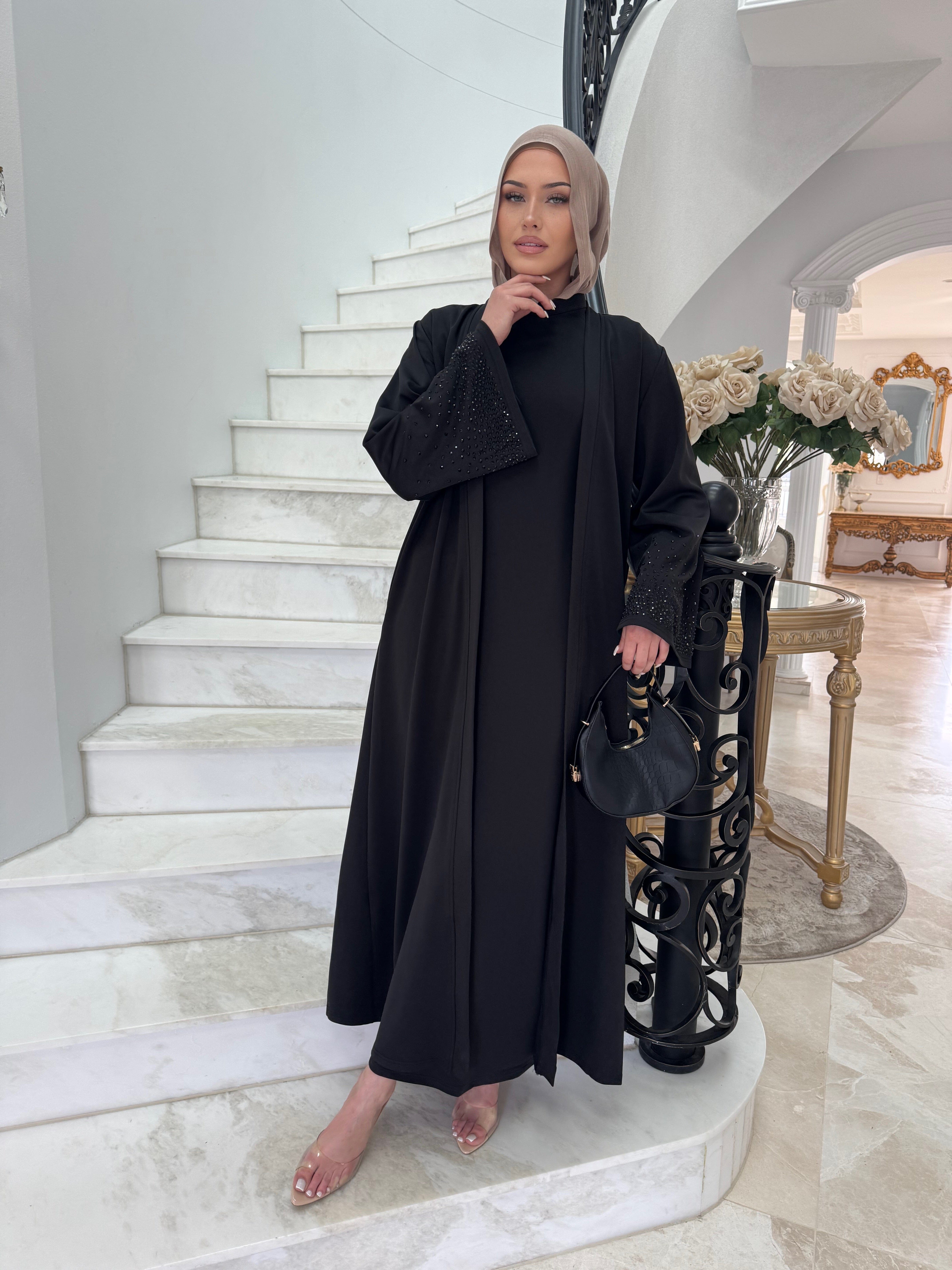 Beaded Abaya Set