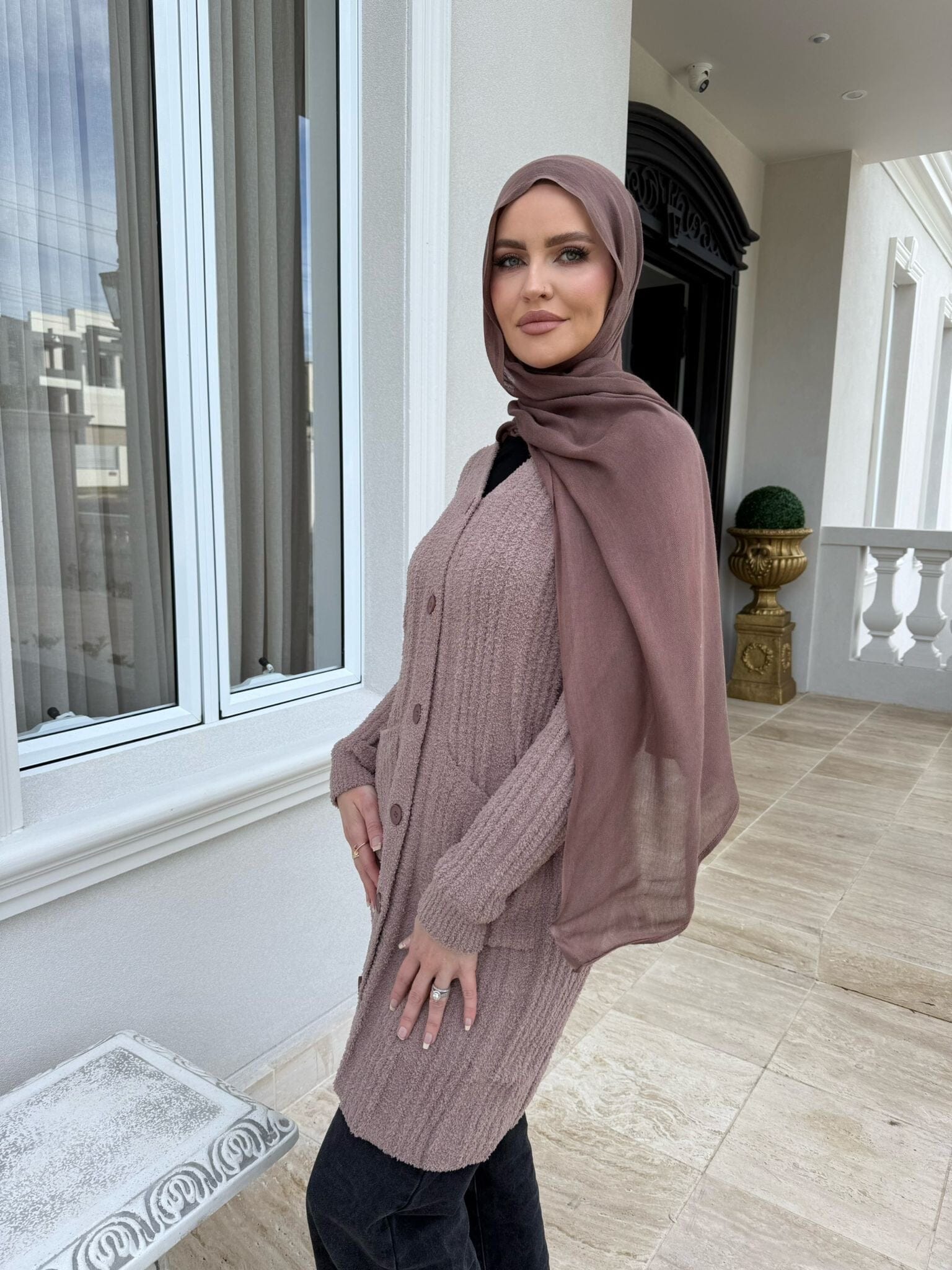 Blush Midi Cardigan