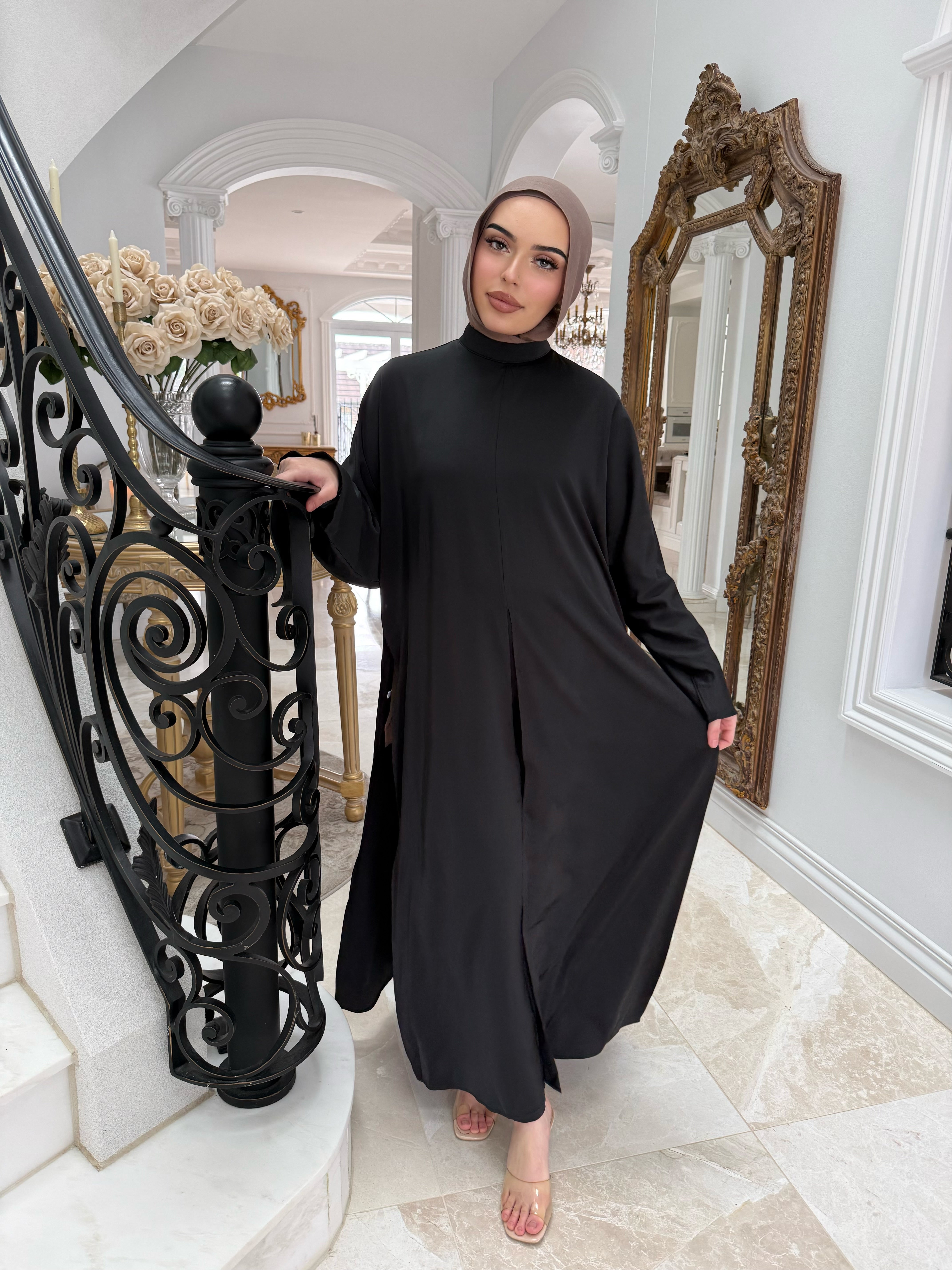 Split Abaya Set
