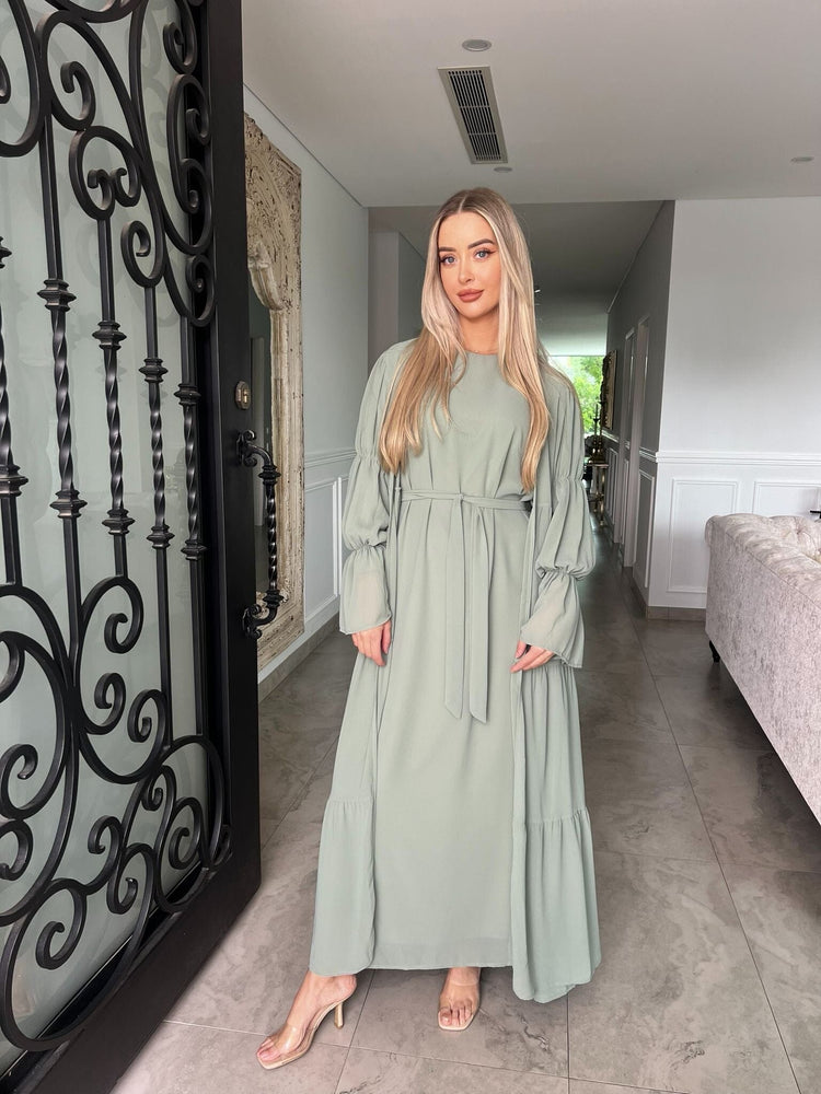 Chiffon Abaya Set