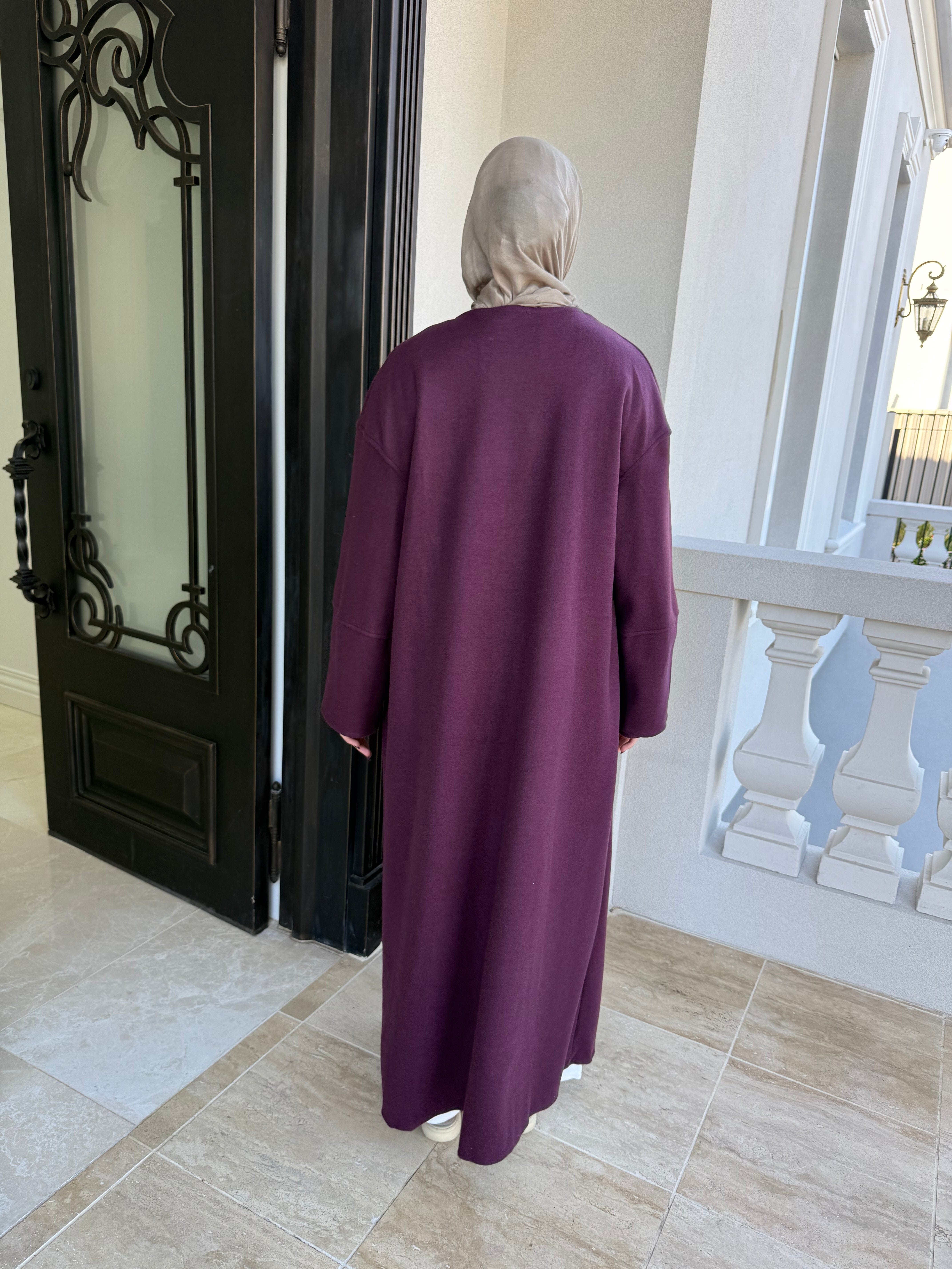 Mom Pocket Open Abaya