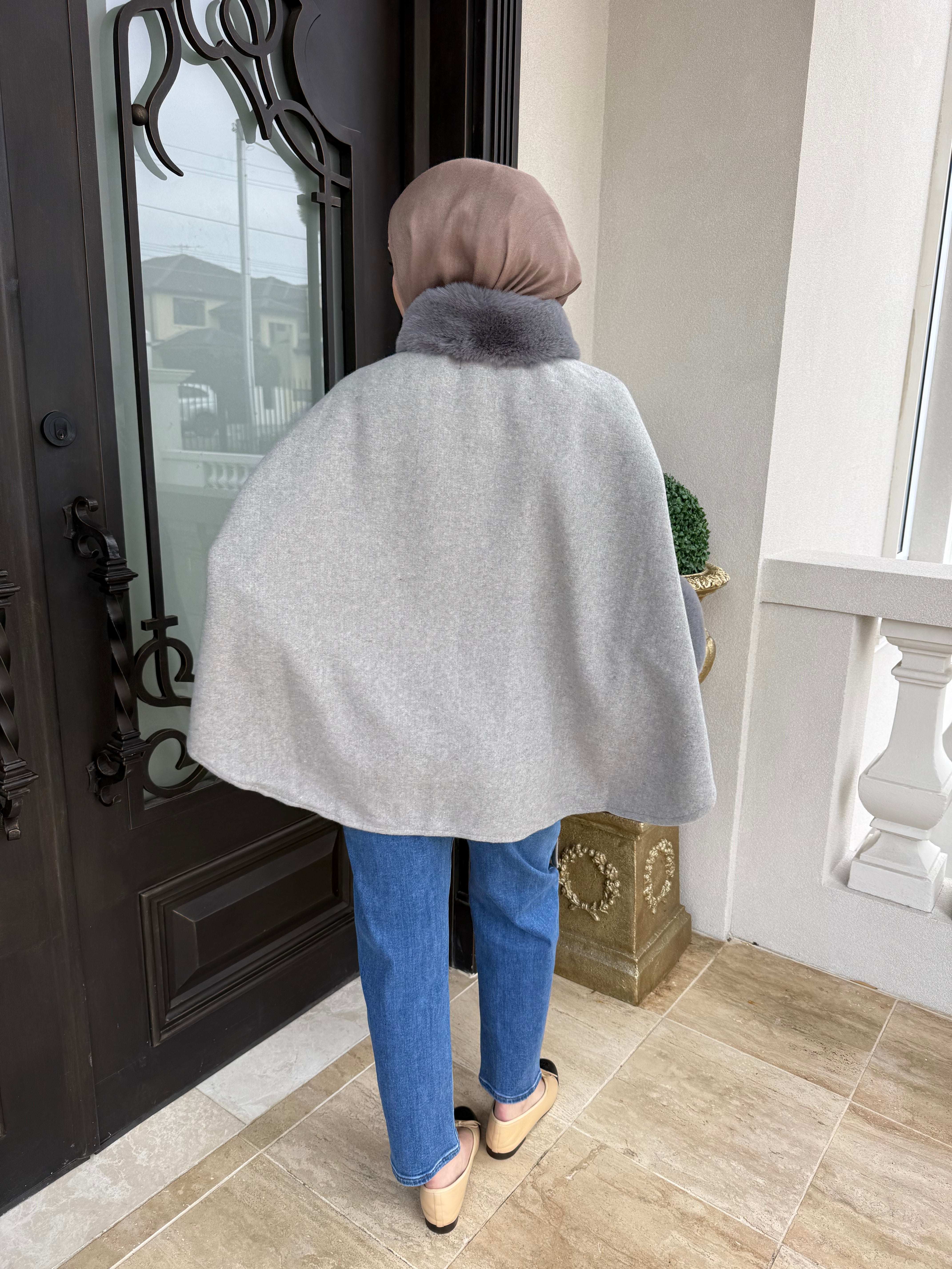 Fur Poncho