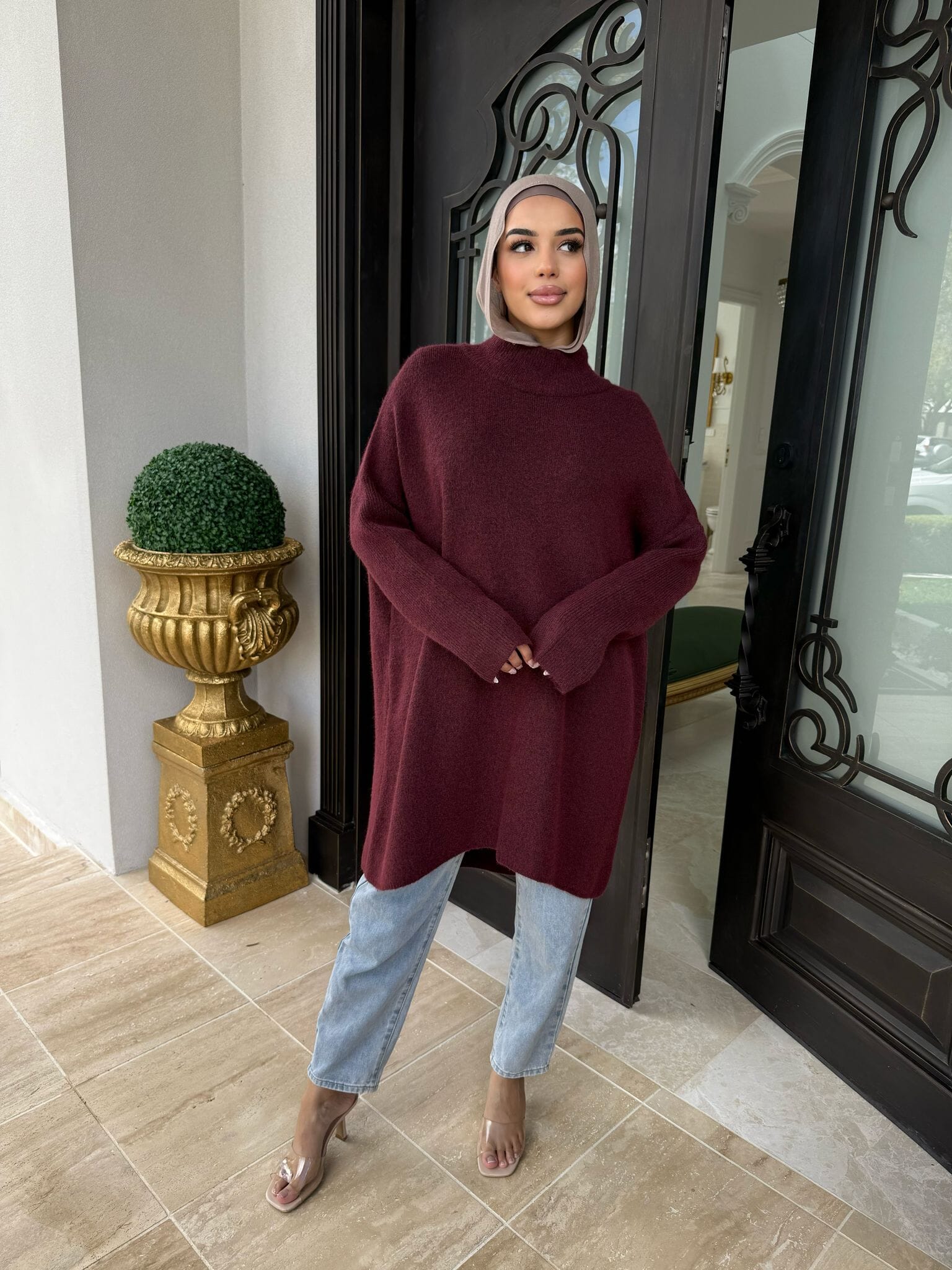 High Low Knit Jumper